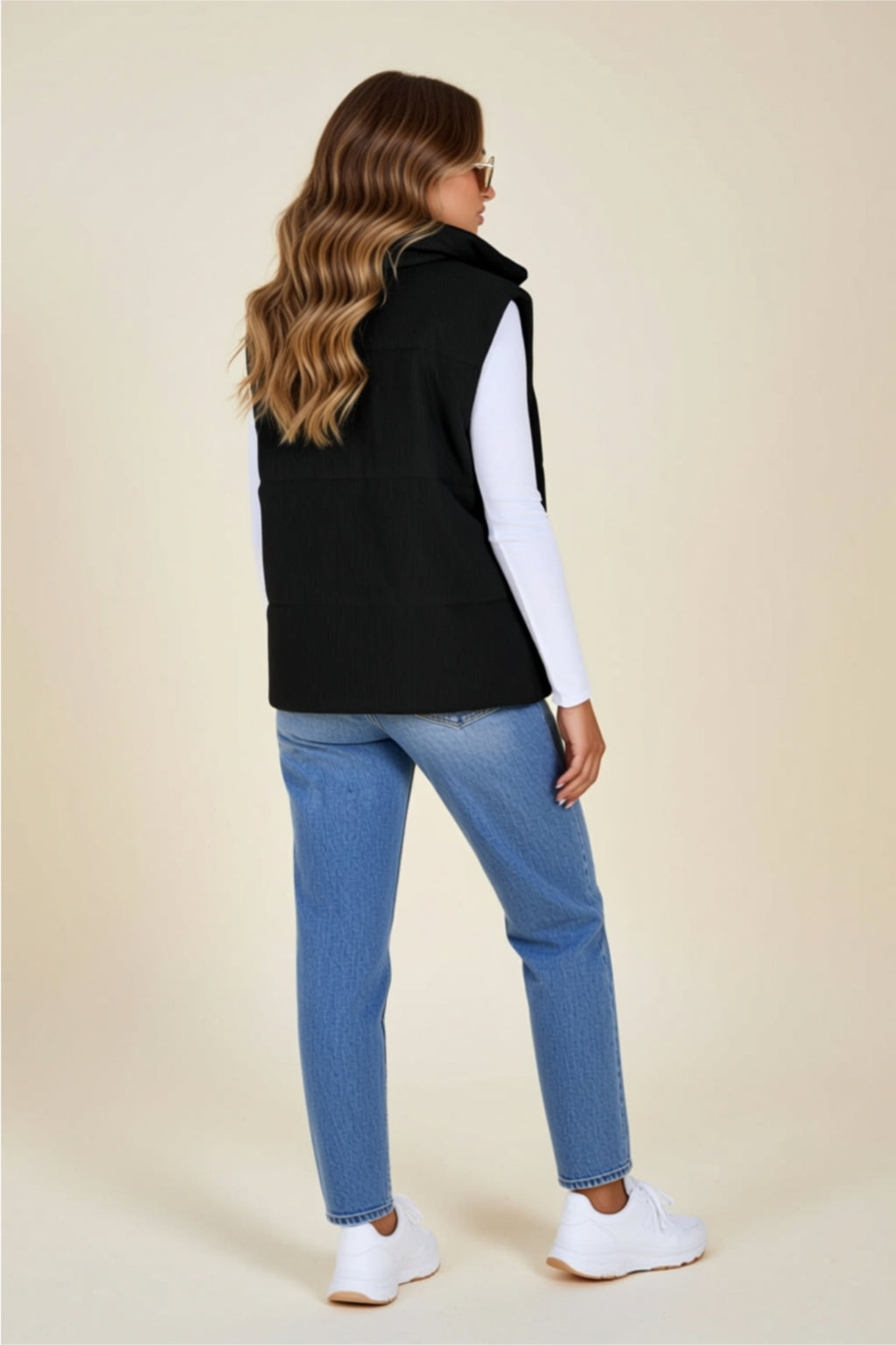 Classic Zip-Up Vest with Pockets