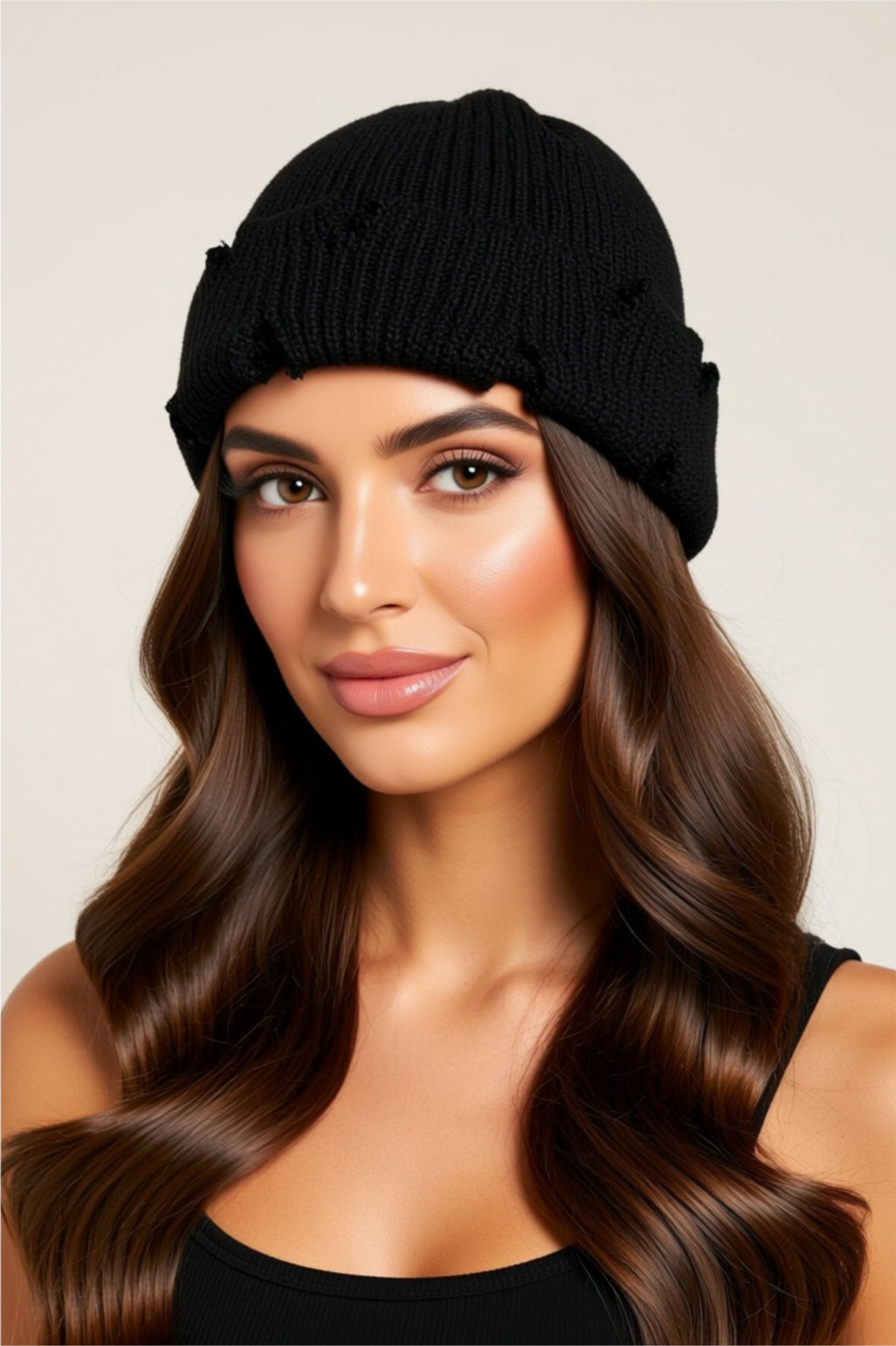 Ribbed Knit Beanie
