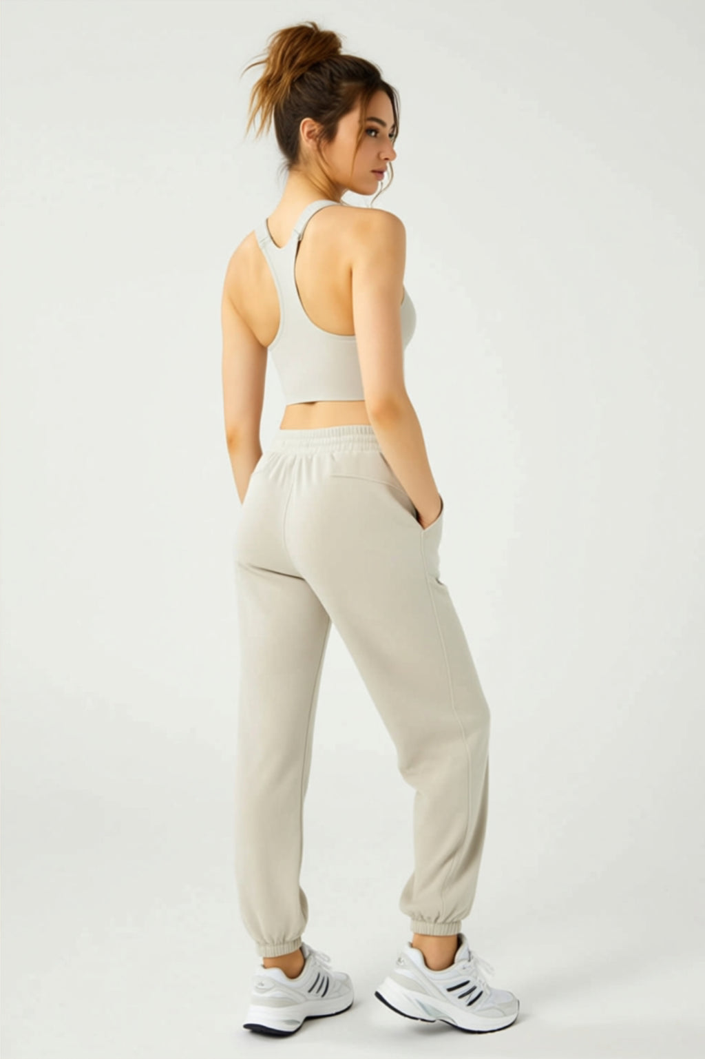 Zip Front Sports Bra