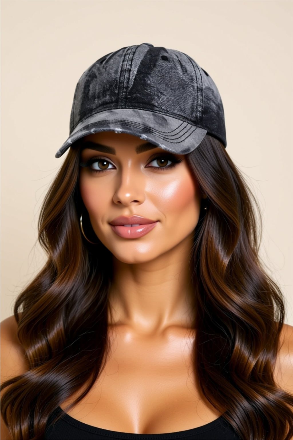 Solid Cotton Baseball Cap