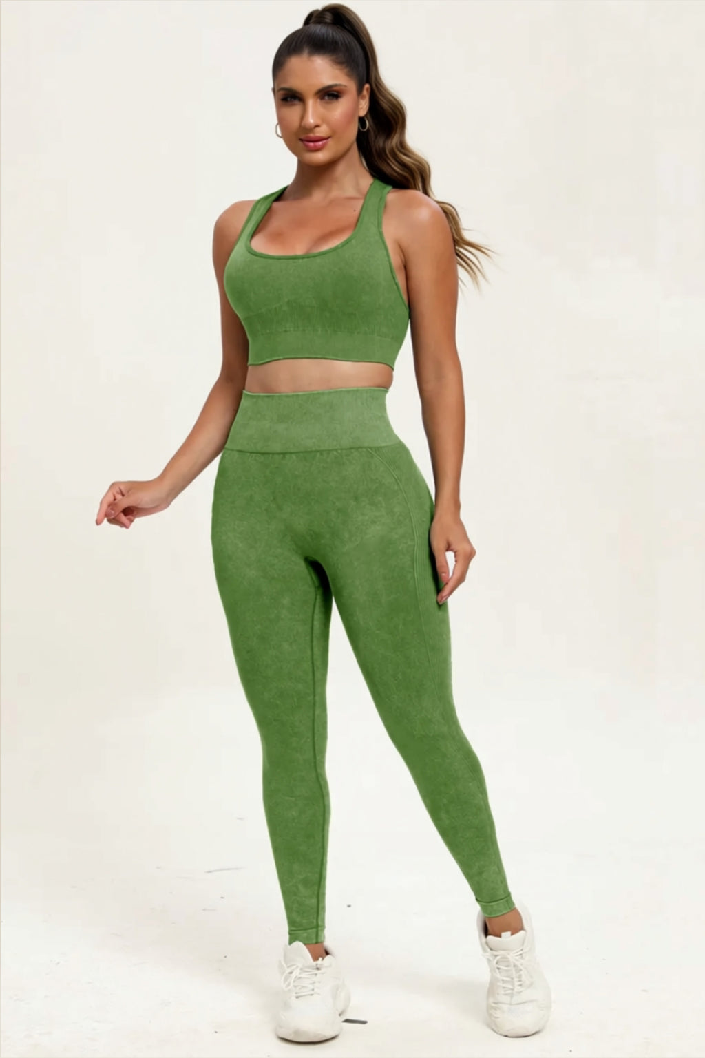 Zweiteiliges nahtloses Activewear-Set