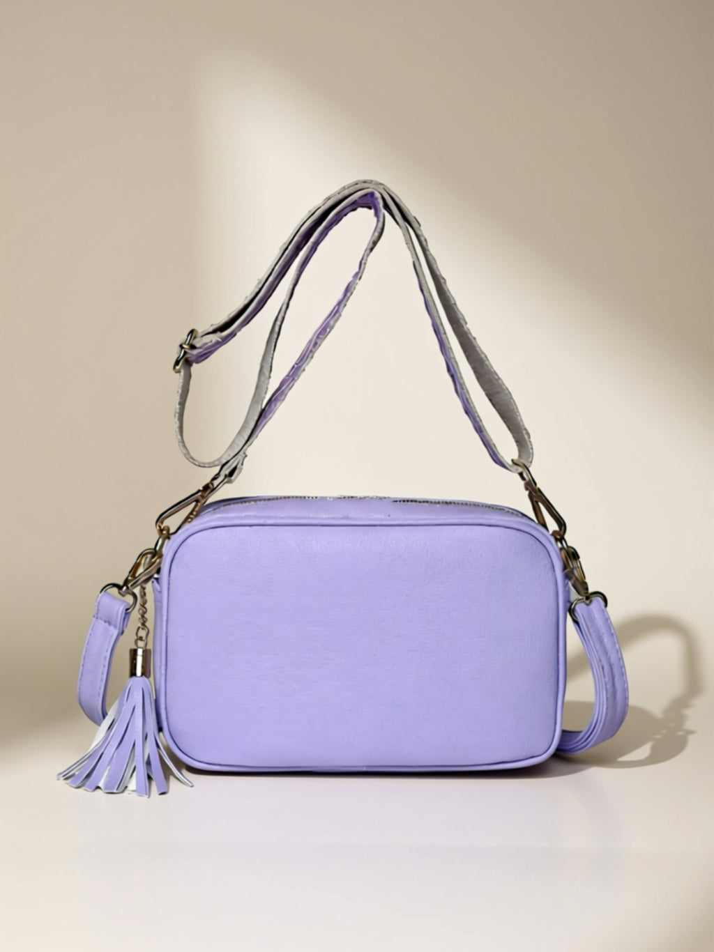 Vegan Leather Crossbody Satchel Handbag