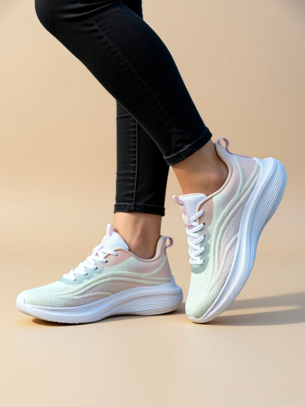 Breathable Mesh Flat Sneakers