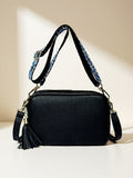 Vegan Leather Crossbody Satchel Handbag