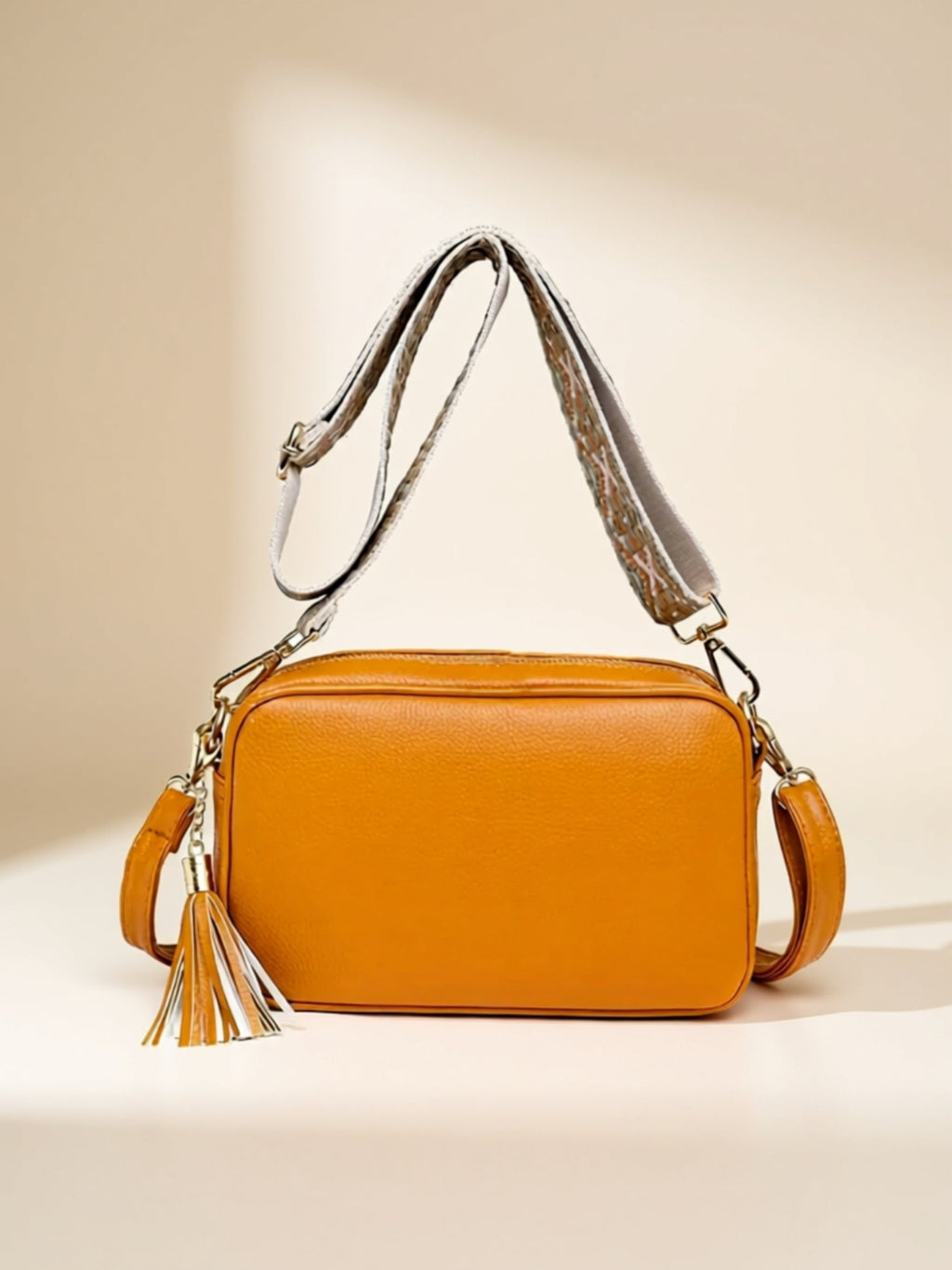 Vegan Leather Crossbody Satchel Handbag