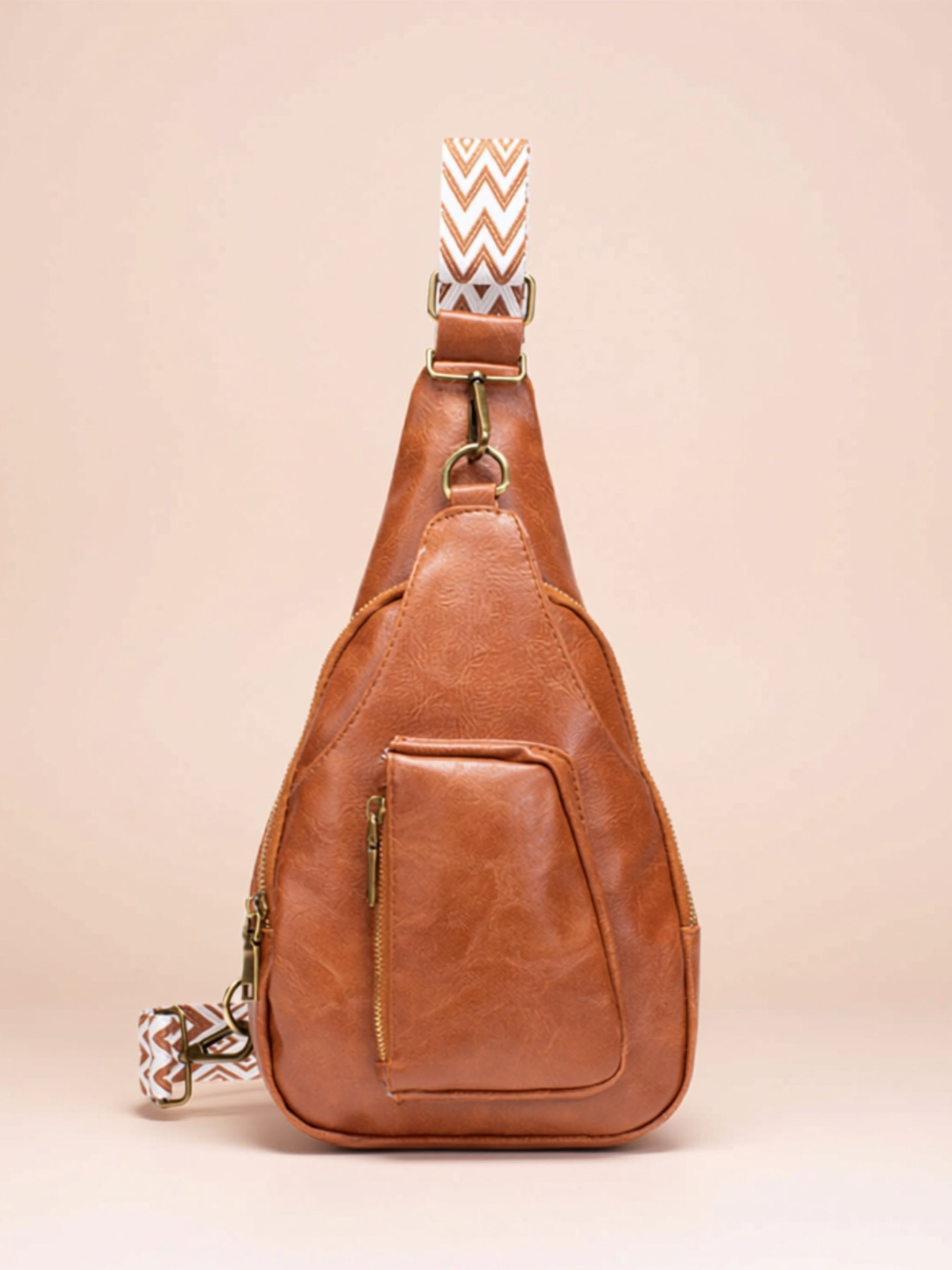 Medium Vegan Leather Sling Bag