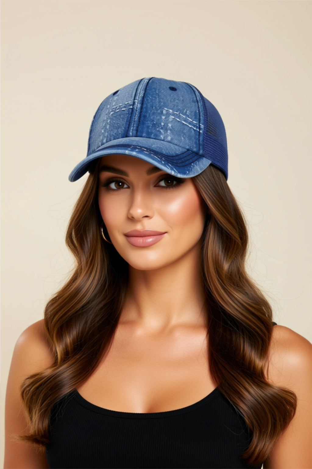 Denim Baseball Cap