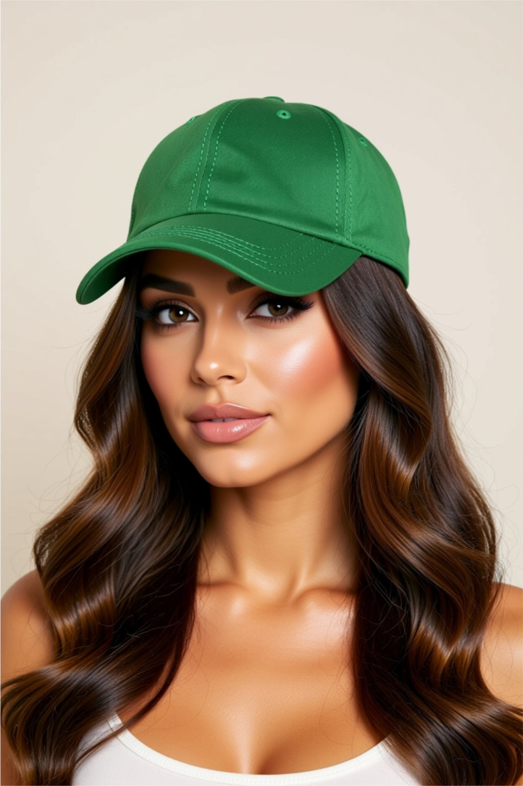 Casquette de baseball en coton uni