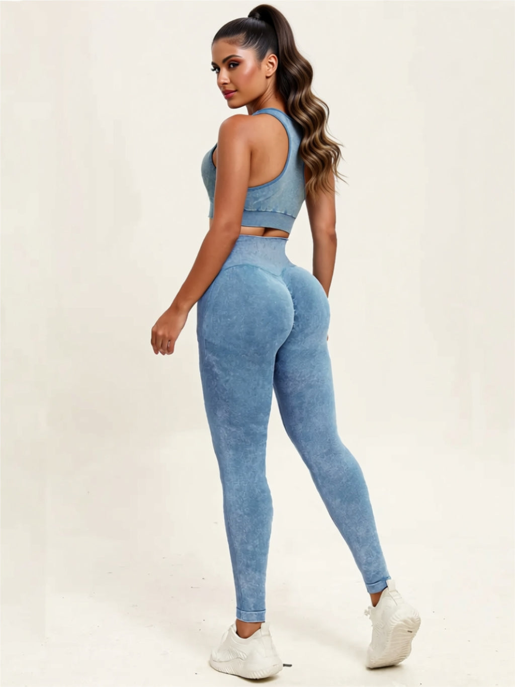 Zweiteiliges nahtloses Activewear-Set