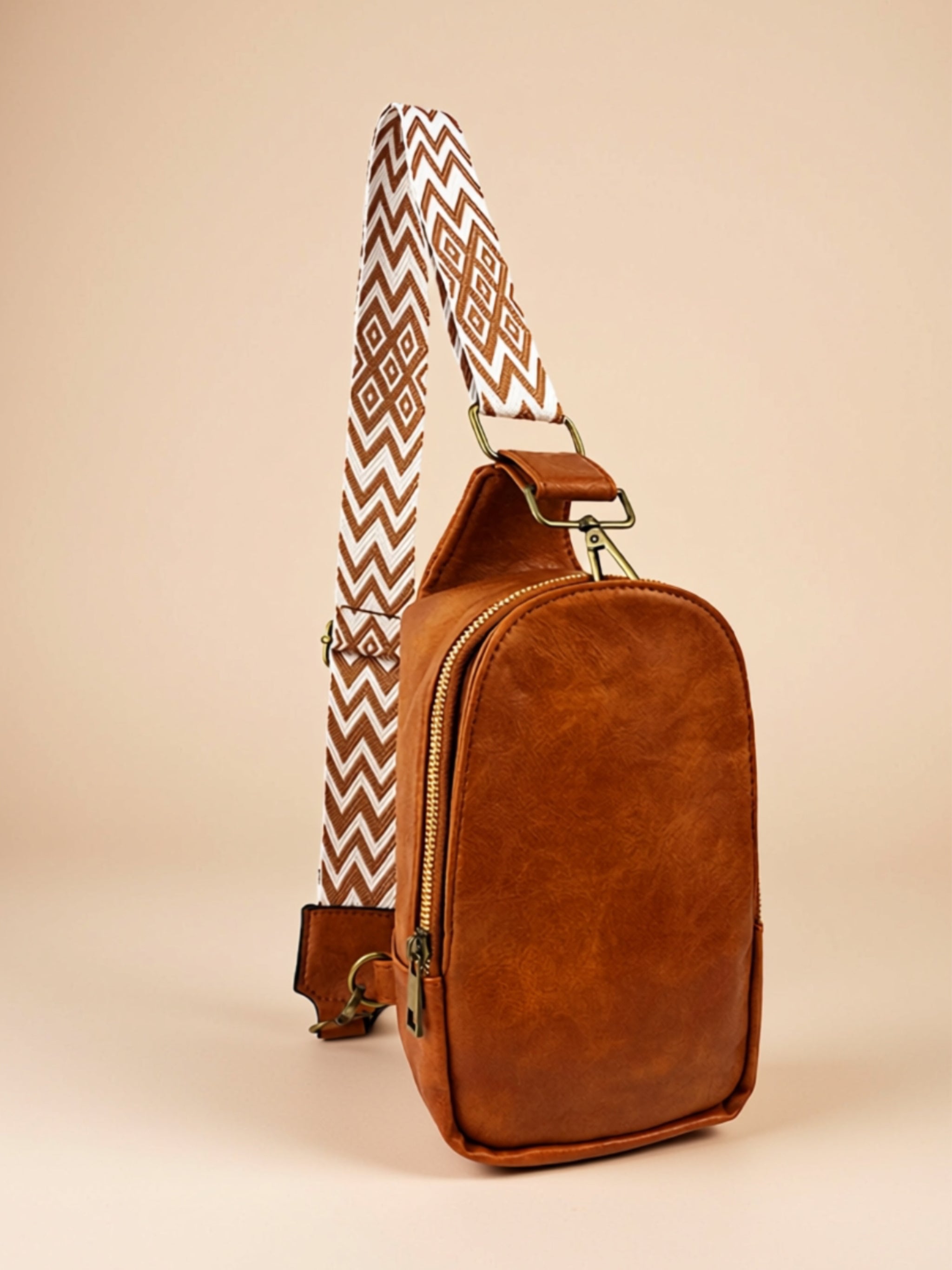 Medium Vegan Leather Sling Bag