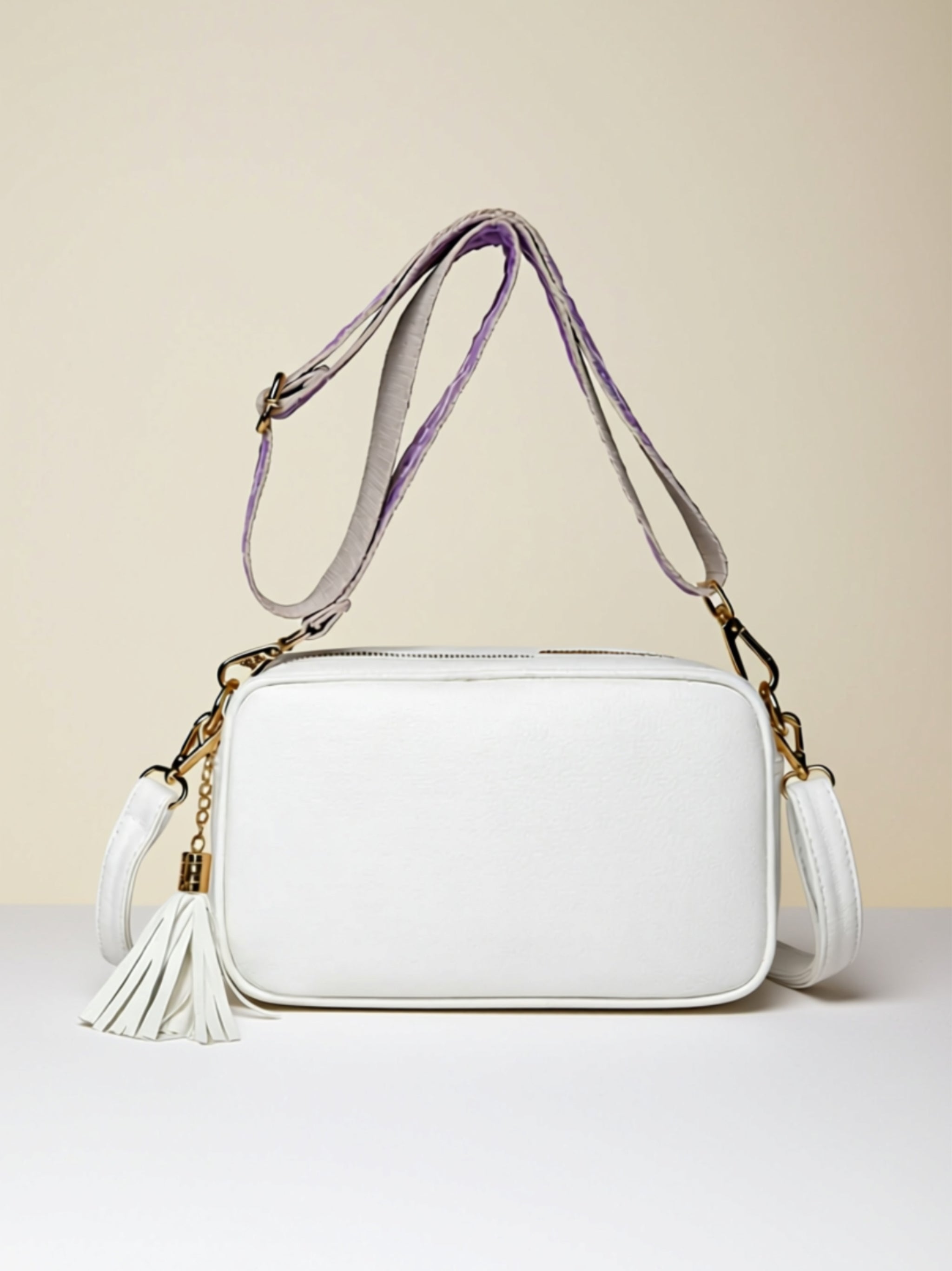 Vegan Leather Crossbody Satchel Handbag