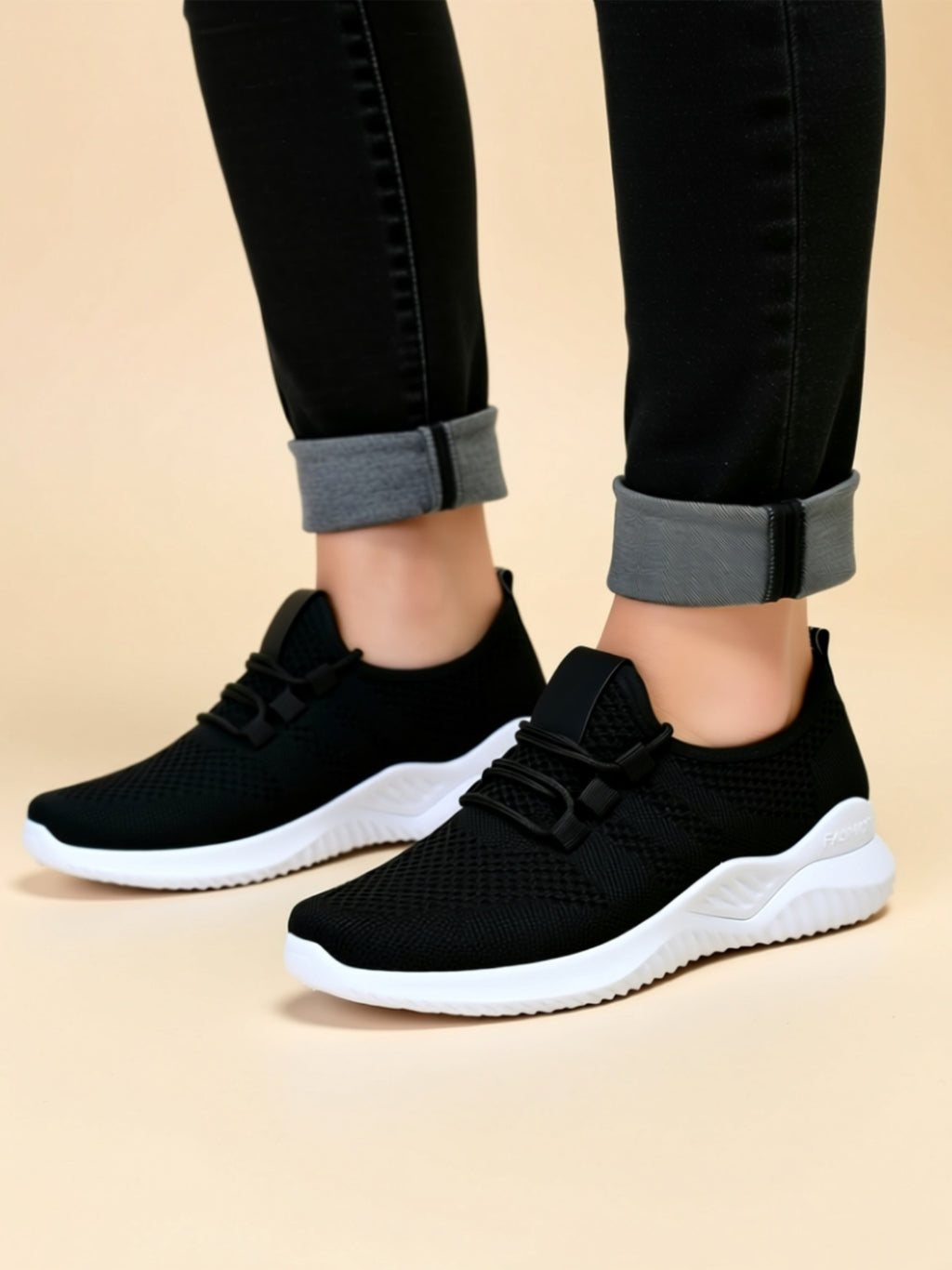 Breathable Mesh Flat Sneakers