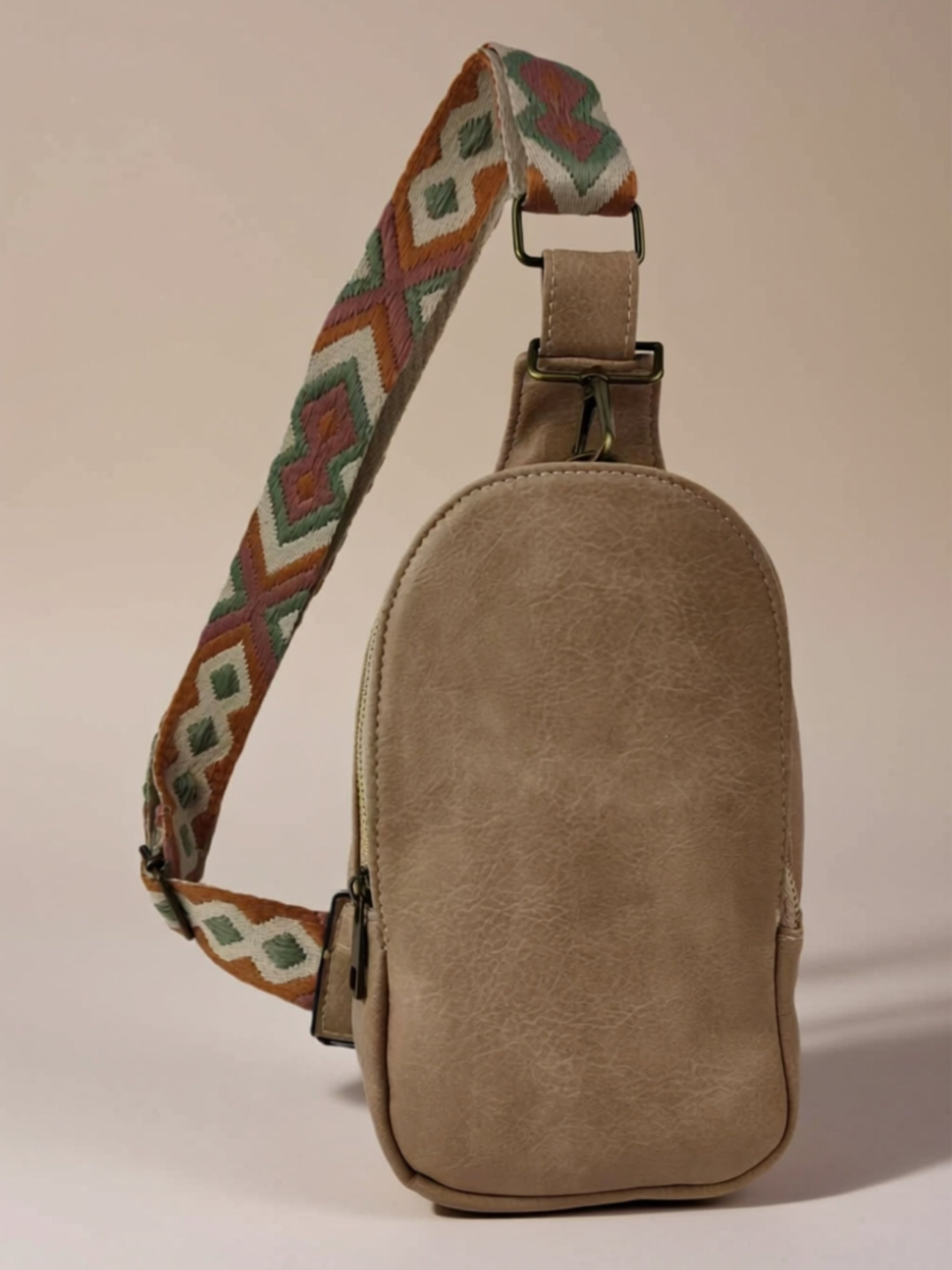 Medium Vegan Leather Sling Bag
