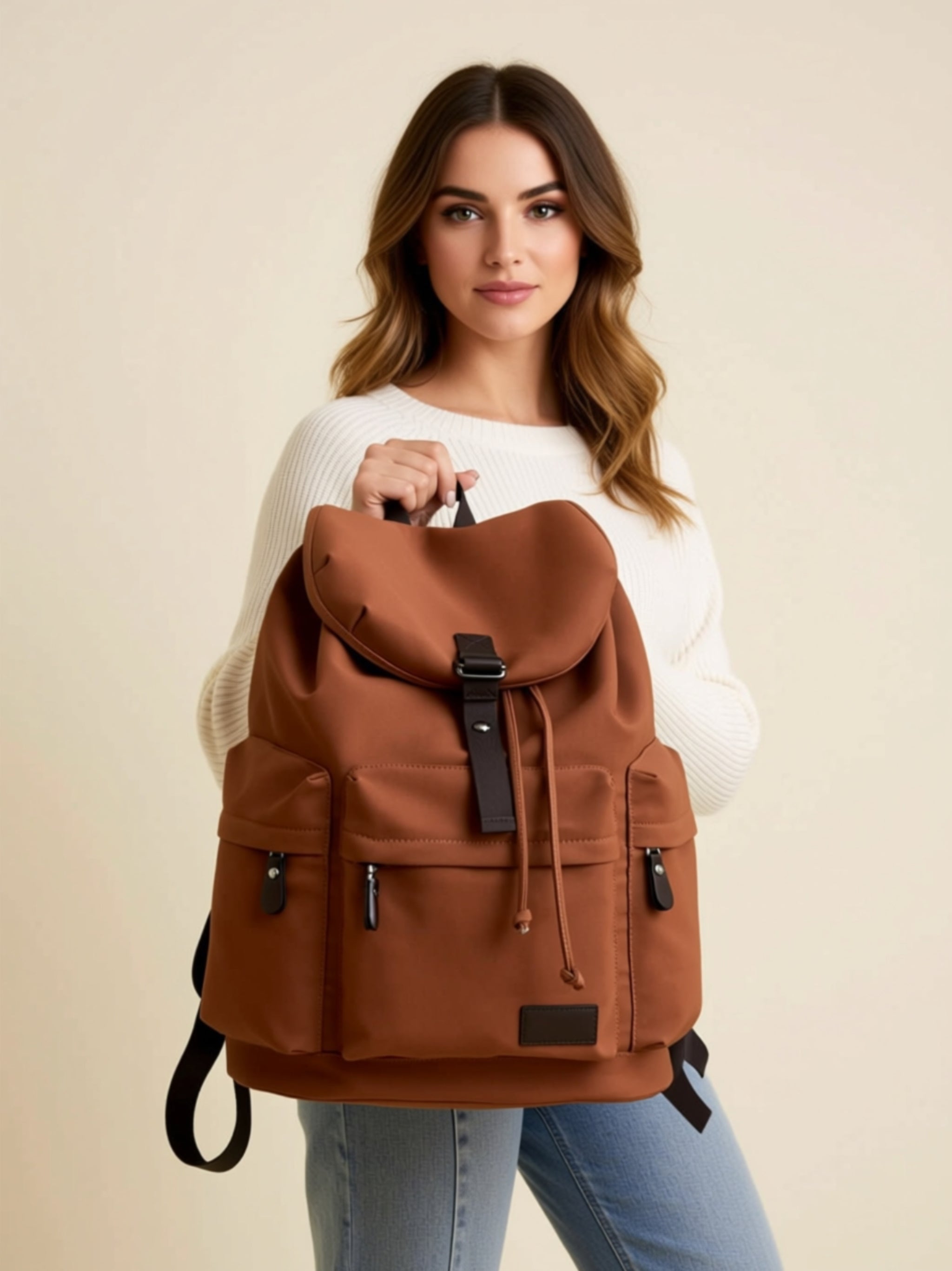 Large Canvas Backpack