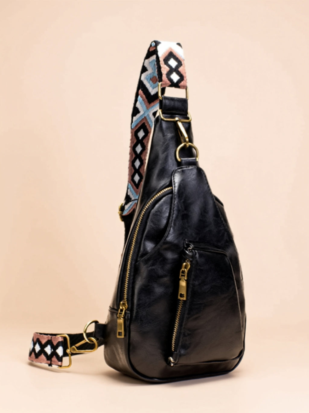 Medium Vegan Leather Sling Bag