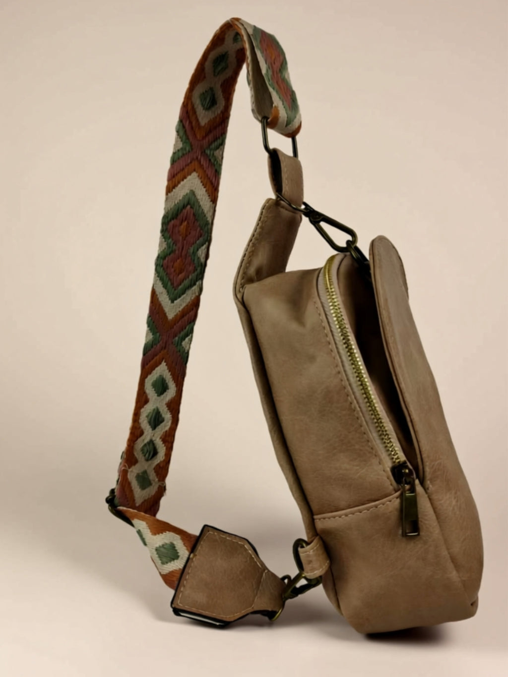 Medium Vegan Leather Sling Bag