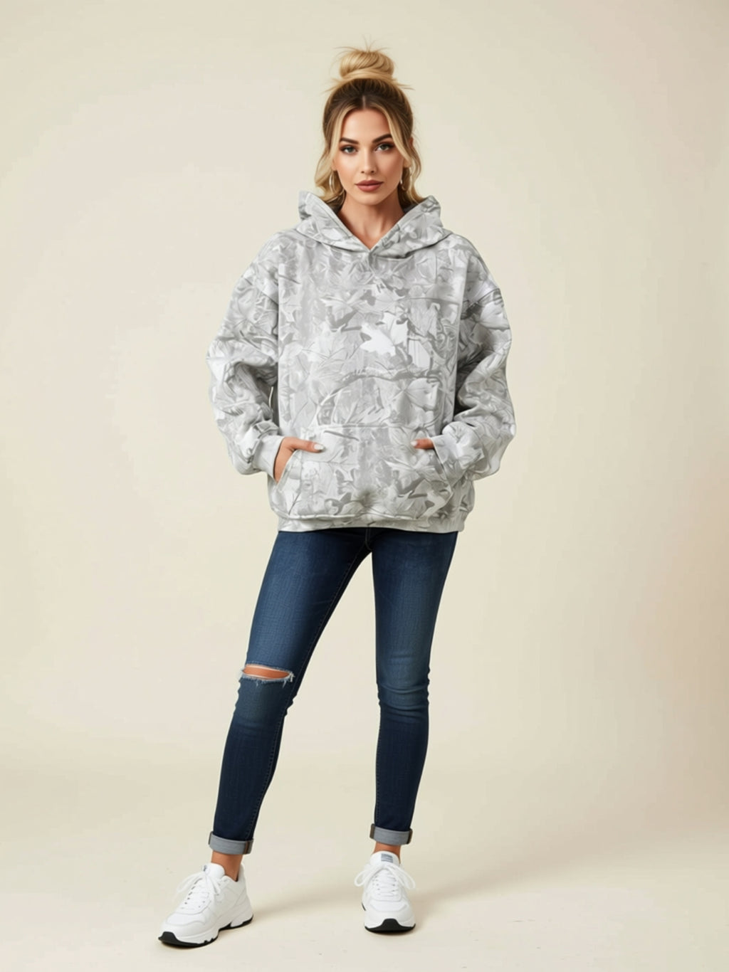 Oversized Drawstring Hoodie