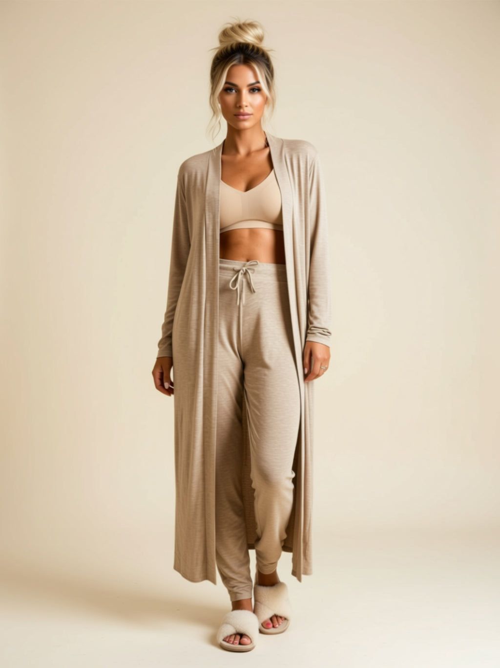 Zweiteiliges Hosen-Set mit Kordelzug