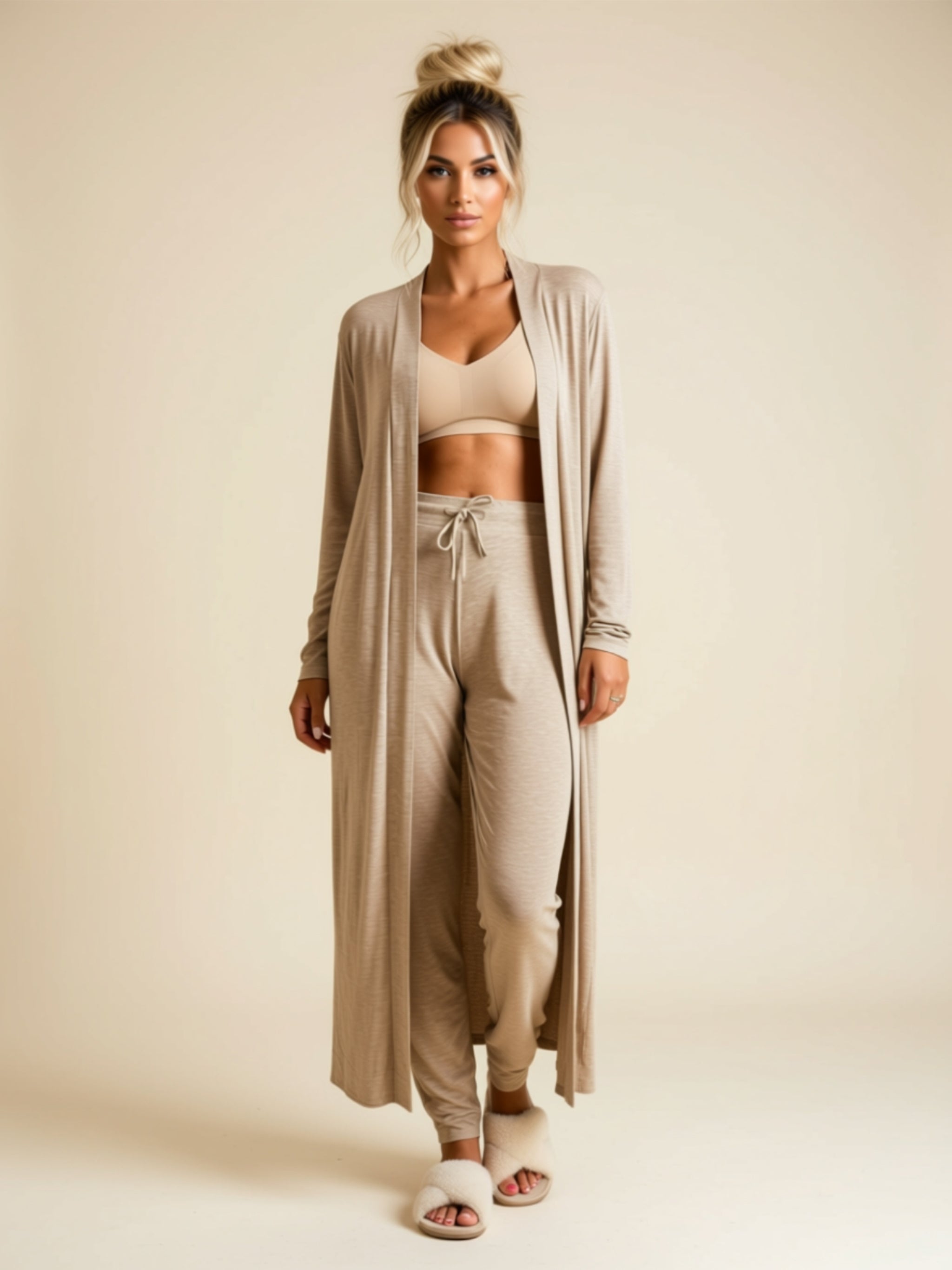 Zweiteiliges Hosen-Set mit Kordelzug