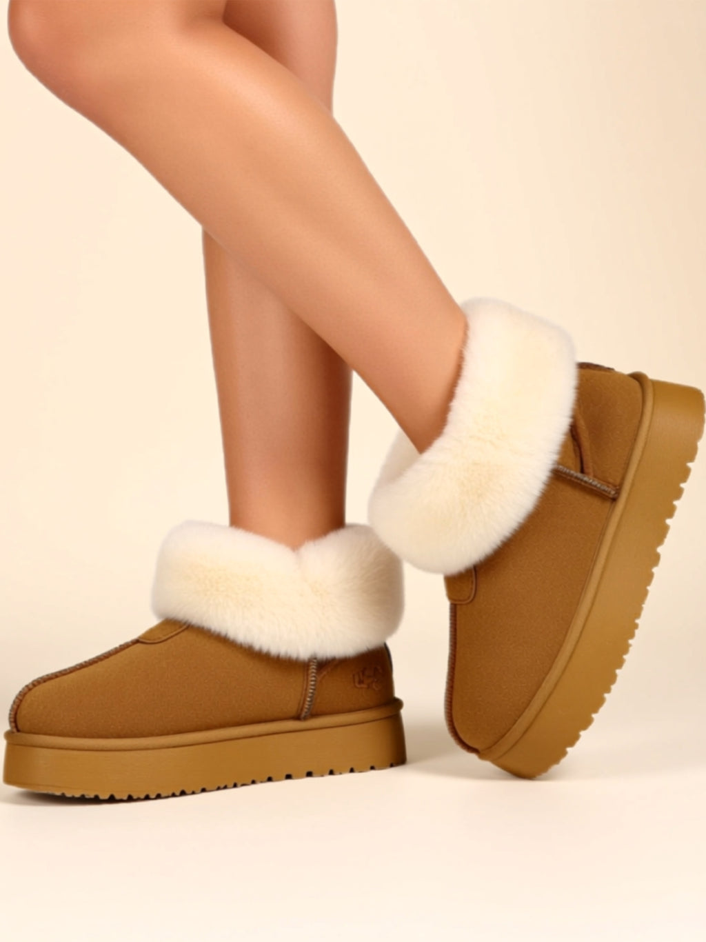 Suede Flat Boots