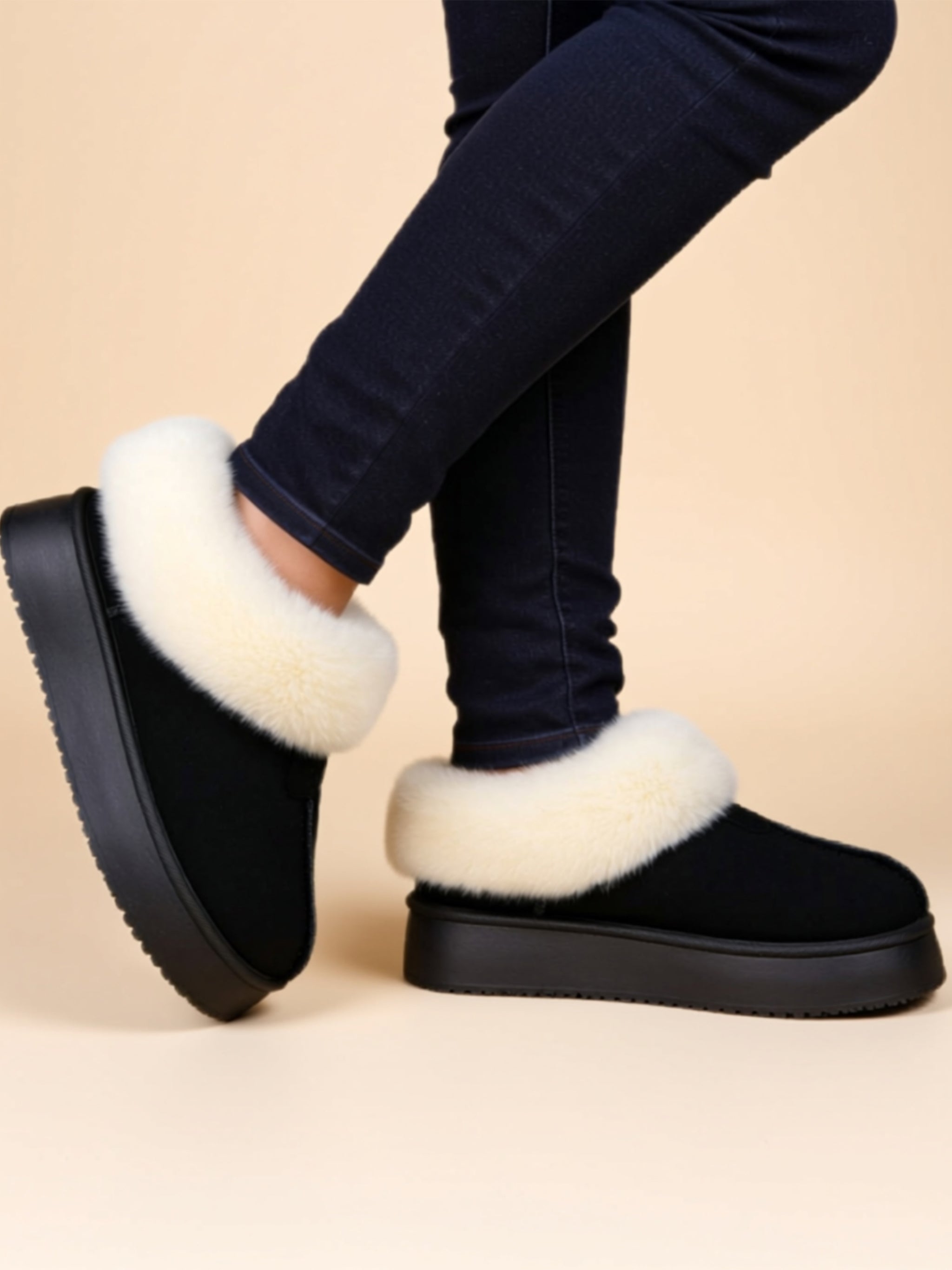 Suede Flat Boots