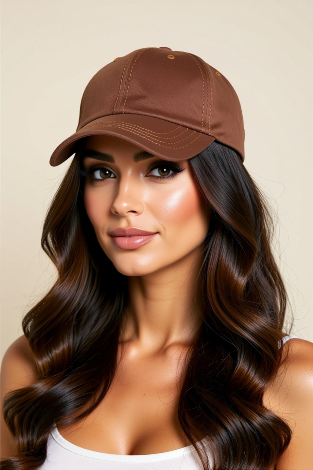 Casquette de baseball en coton uni