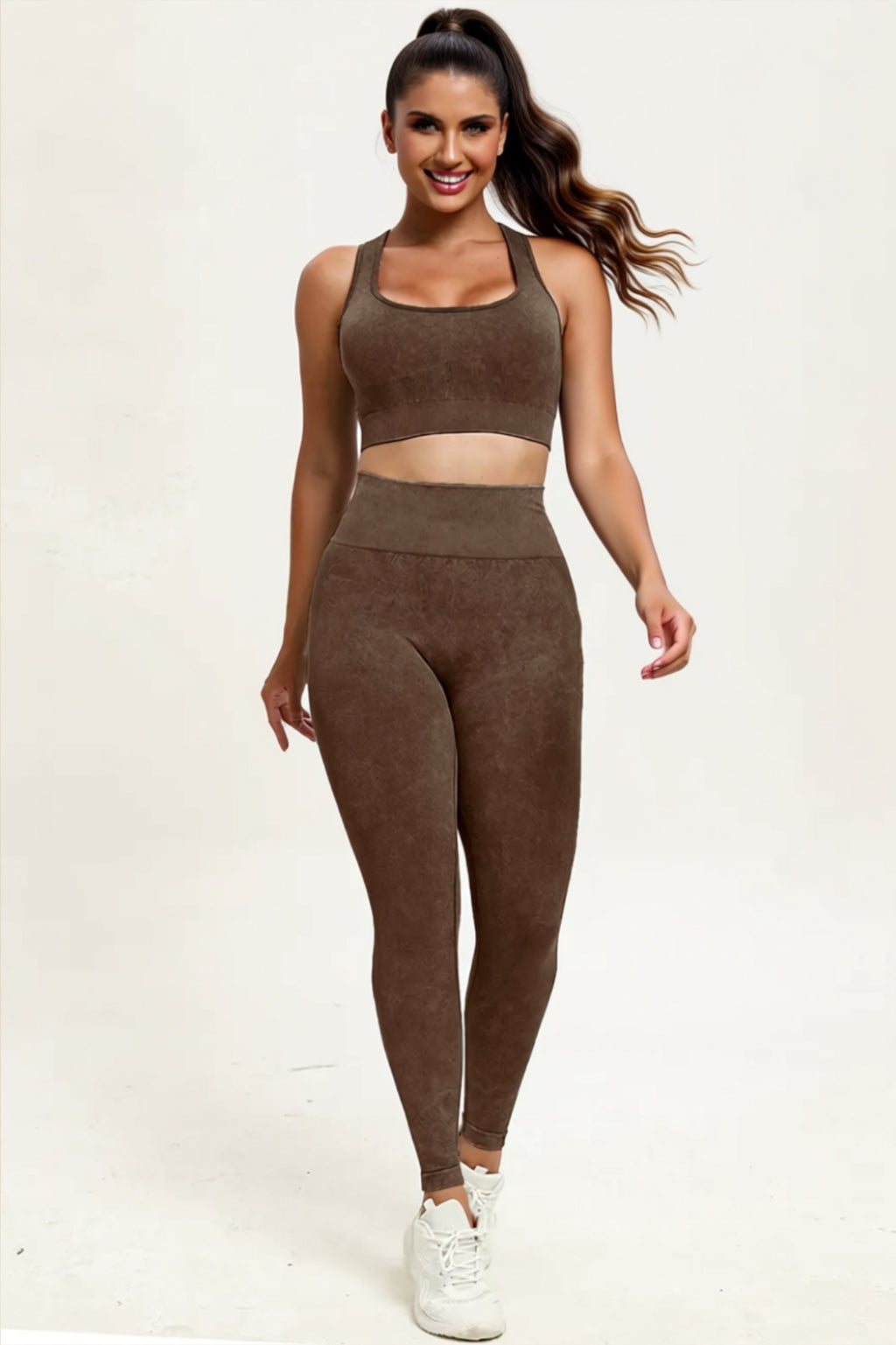 Zweiteiliges nahtloses Activewear-Set