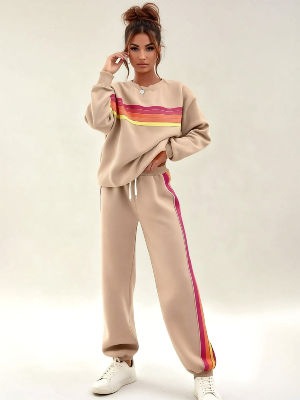 Zweiteiliges Loungewear-Set mit Kordelzug
