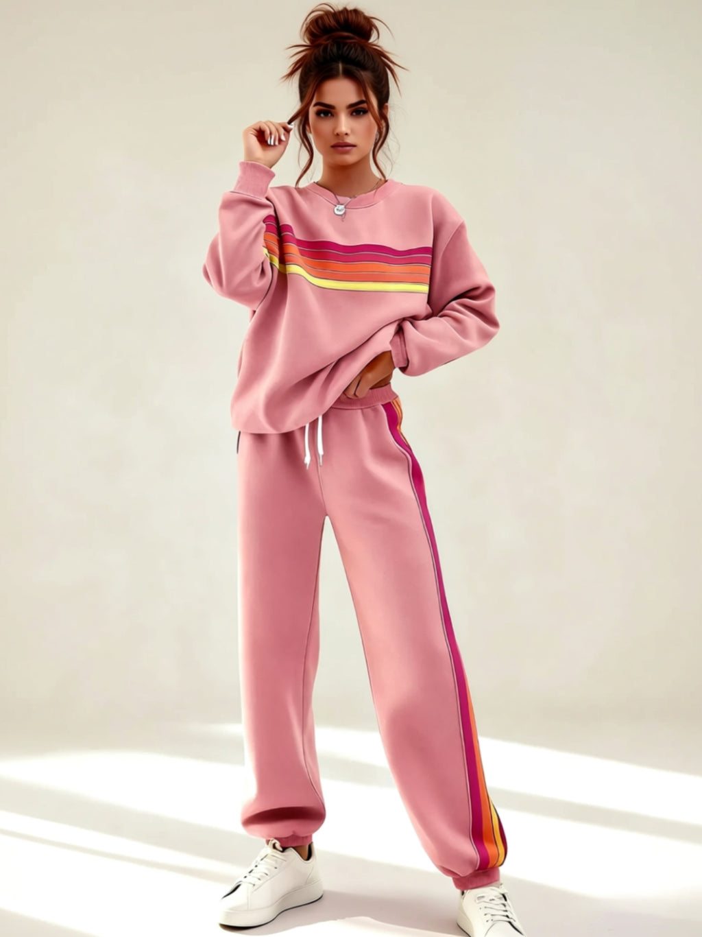 Zweiteiliges Loungewear-Set mit Kordelzug