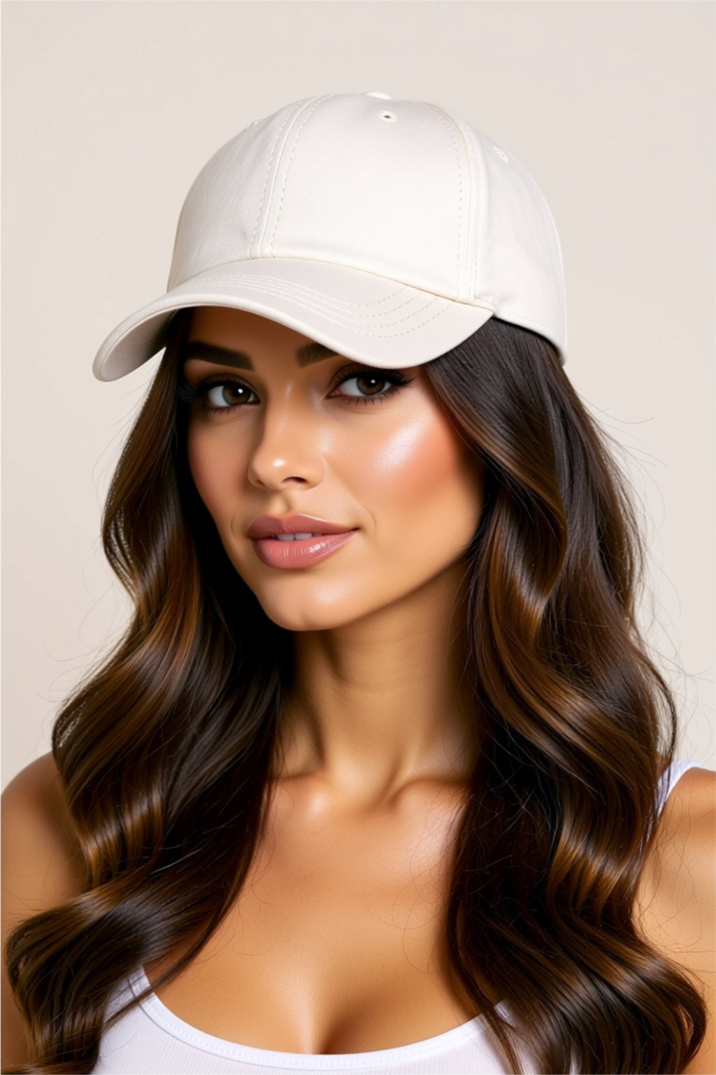 Casquette de baseball en coton uni