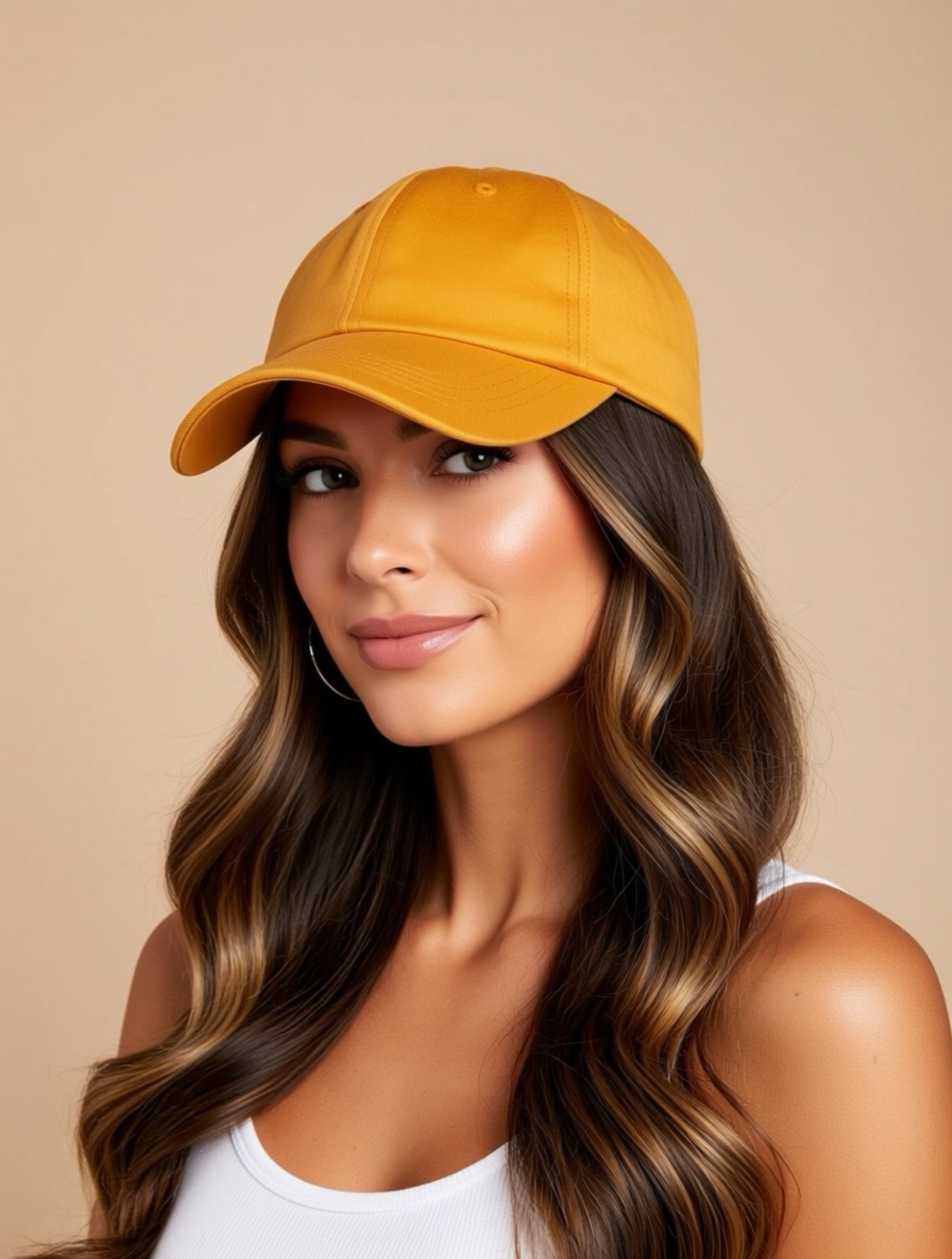 Classic Solid Cotton Baseball Cap