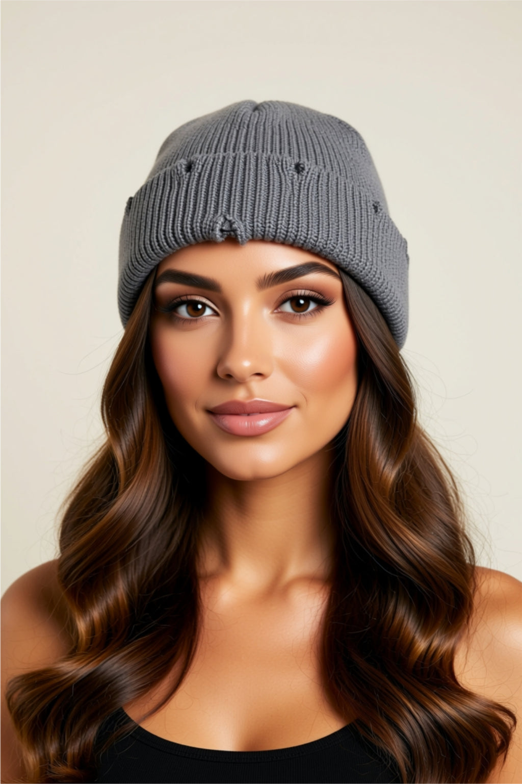 Ribbed Knit Beanie