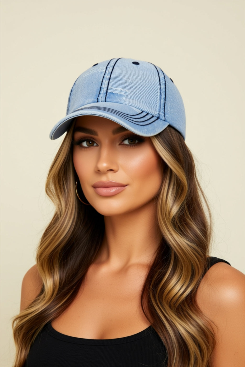 Denim Baseball Cap