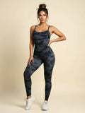 High‑Waist Sleeveless Sling Jumpsuit