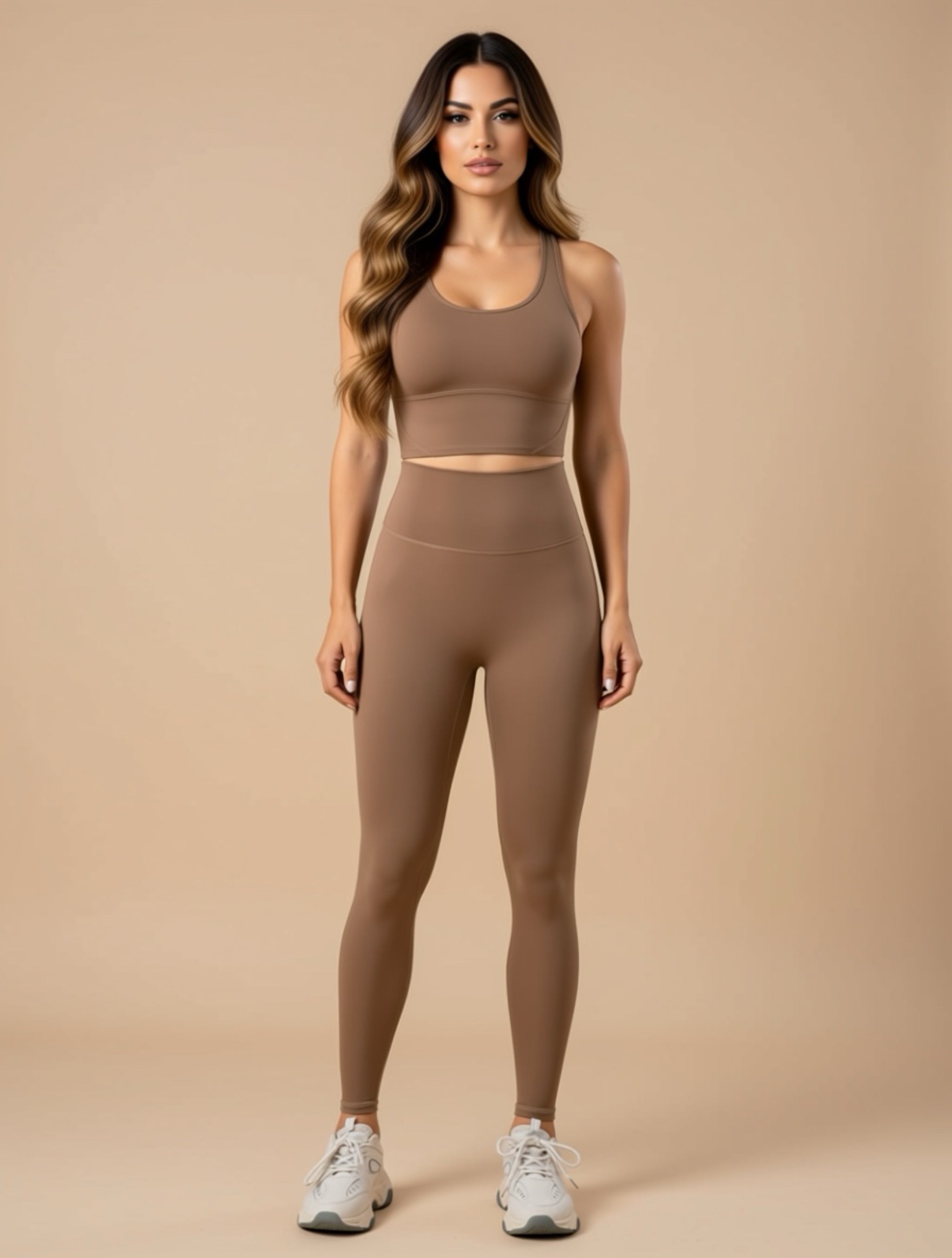 High‑Waisted Seamless Leggings