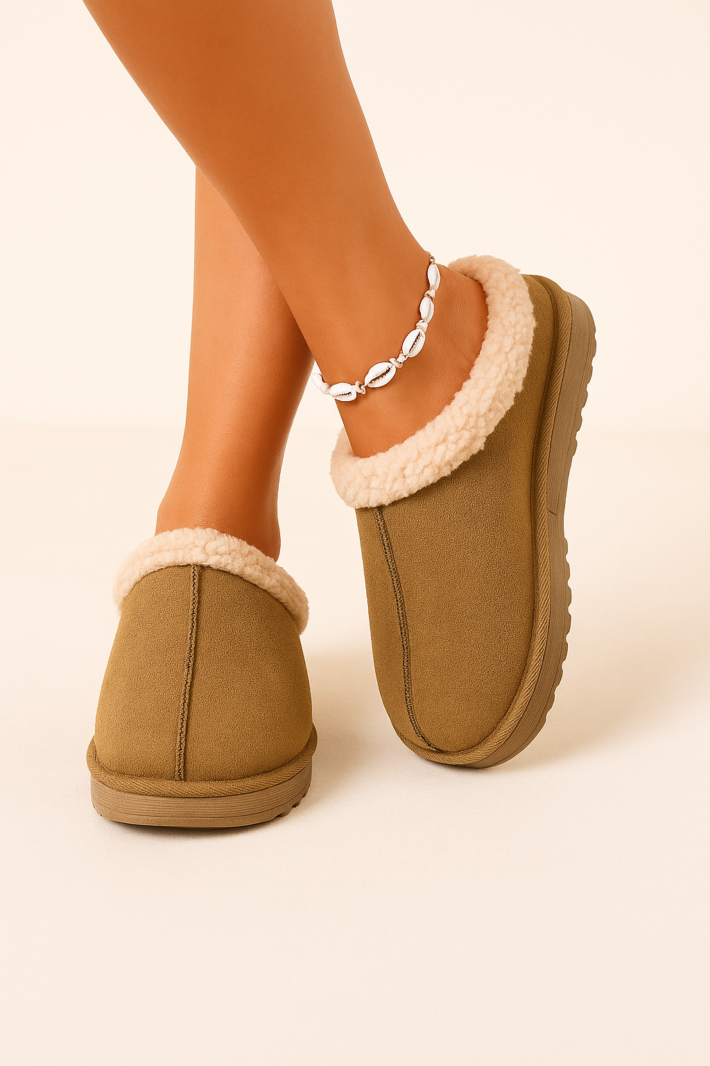 Cozy Suede Fluff Slippers