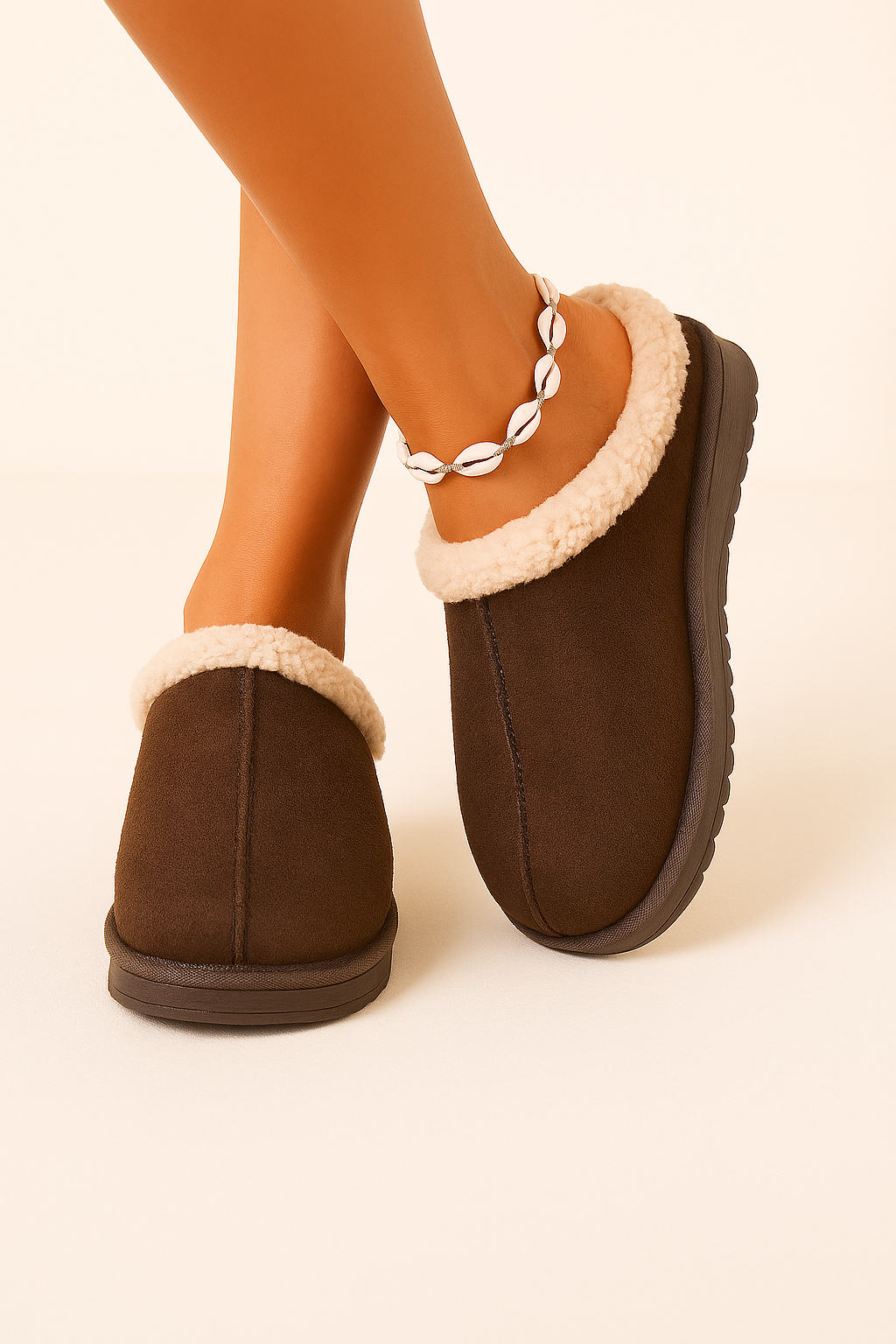 Cozy Suede Fluff Slippers