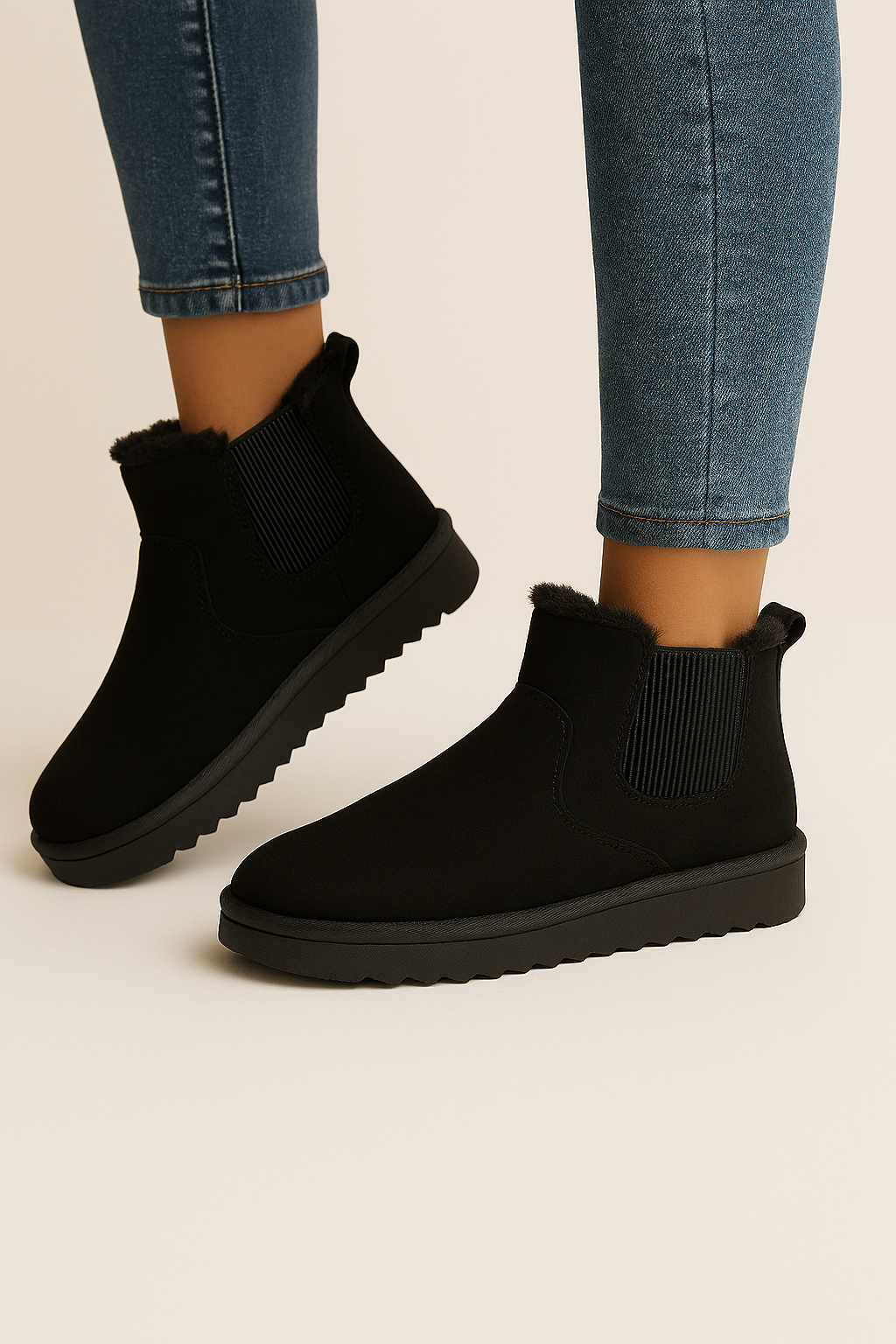Bottines en daim