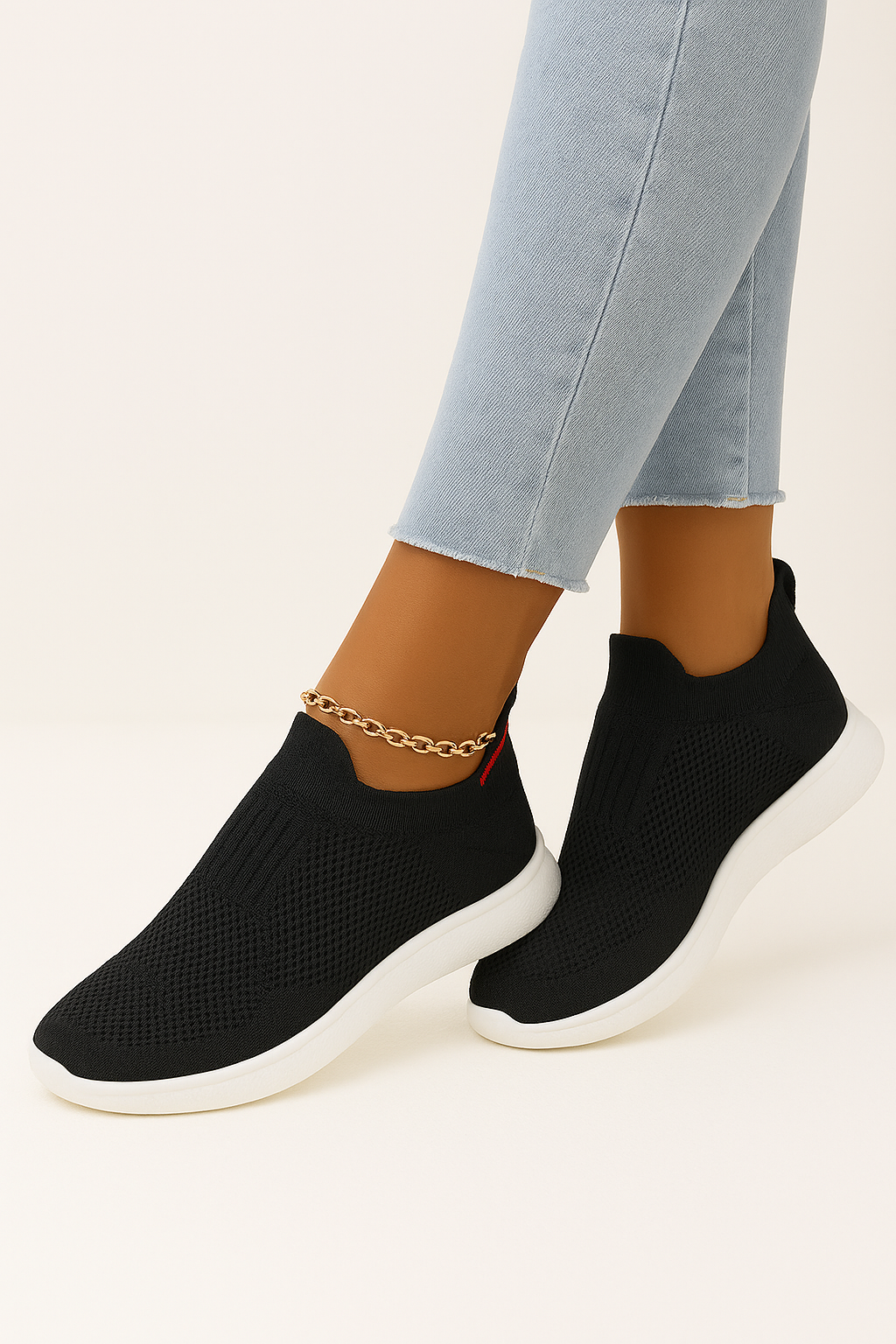 Slip-On Knit Sneakers