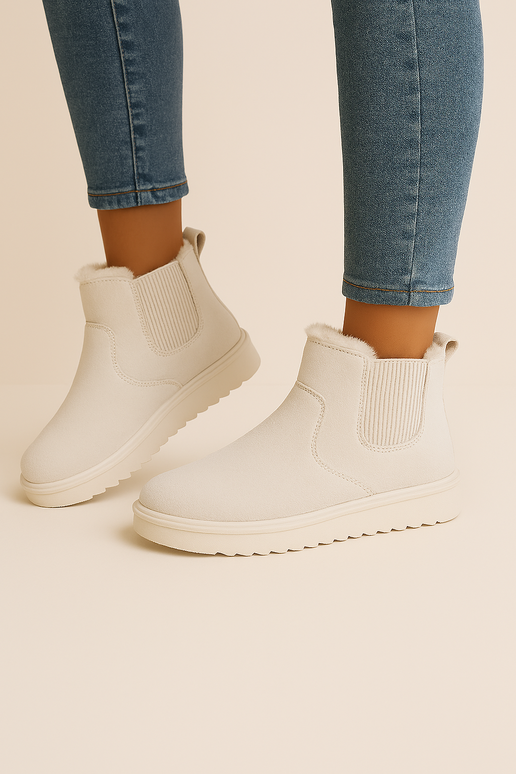 Bottines en daim