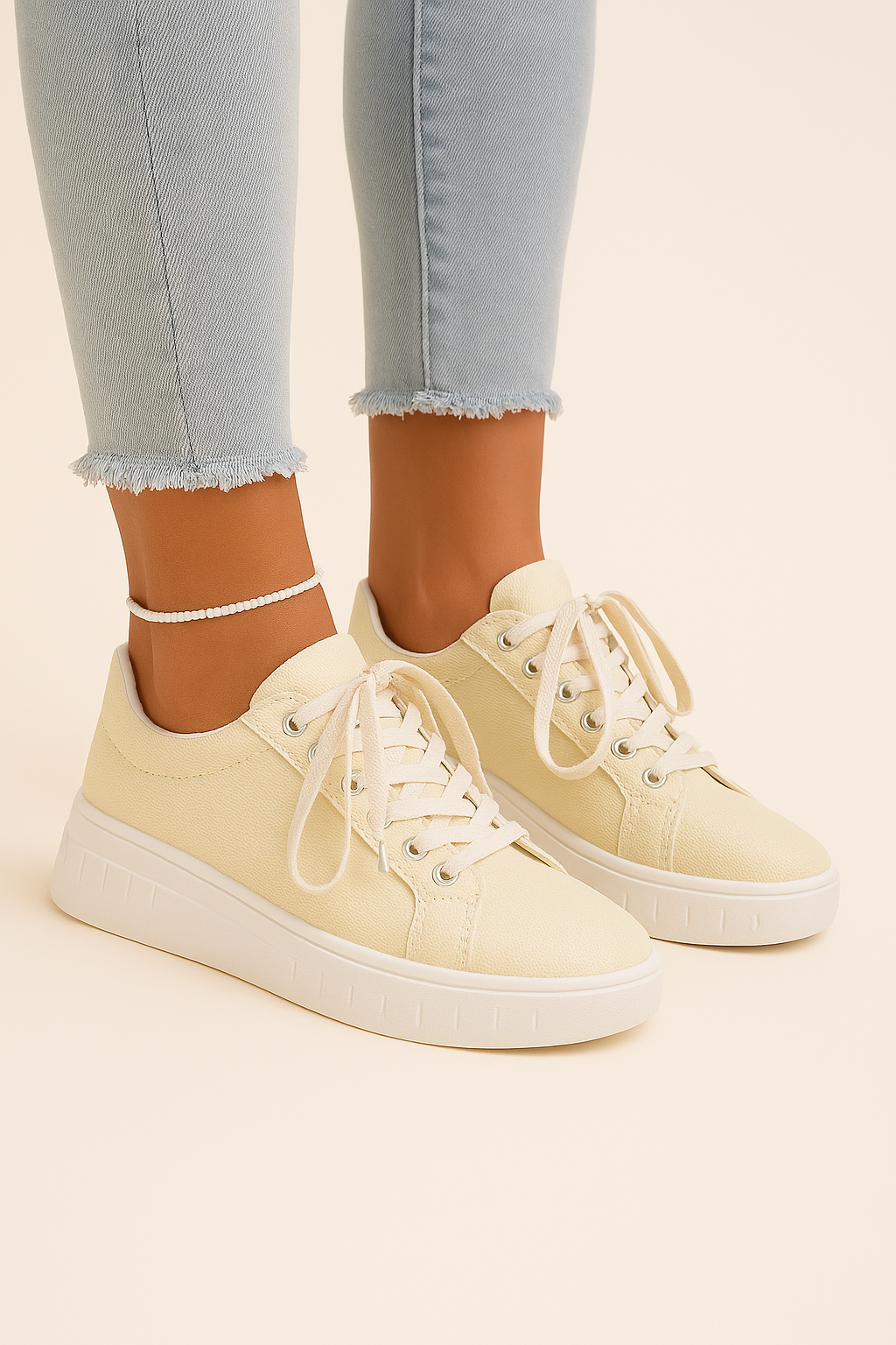 Casual Lace-Up Sneakers