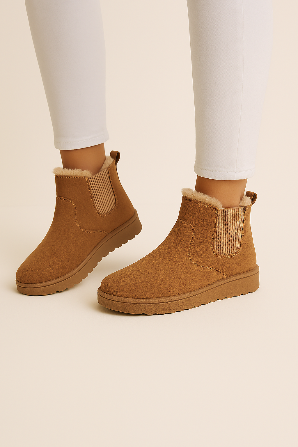Bottines en daim