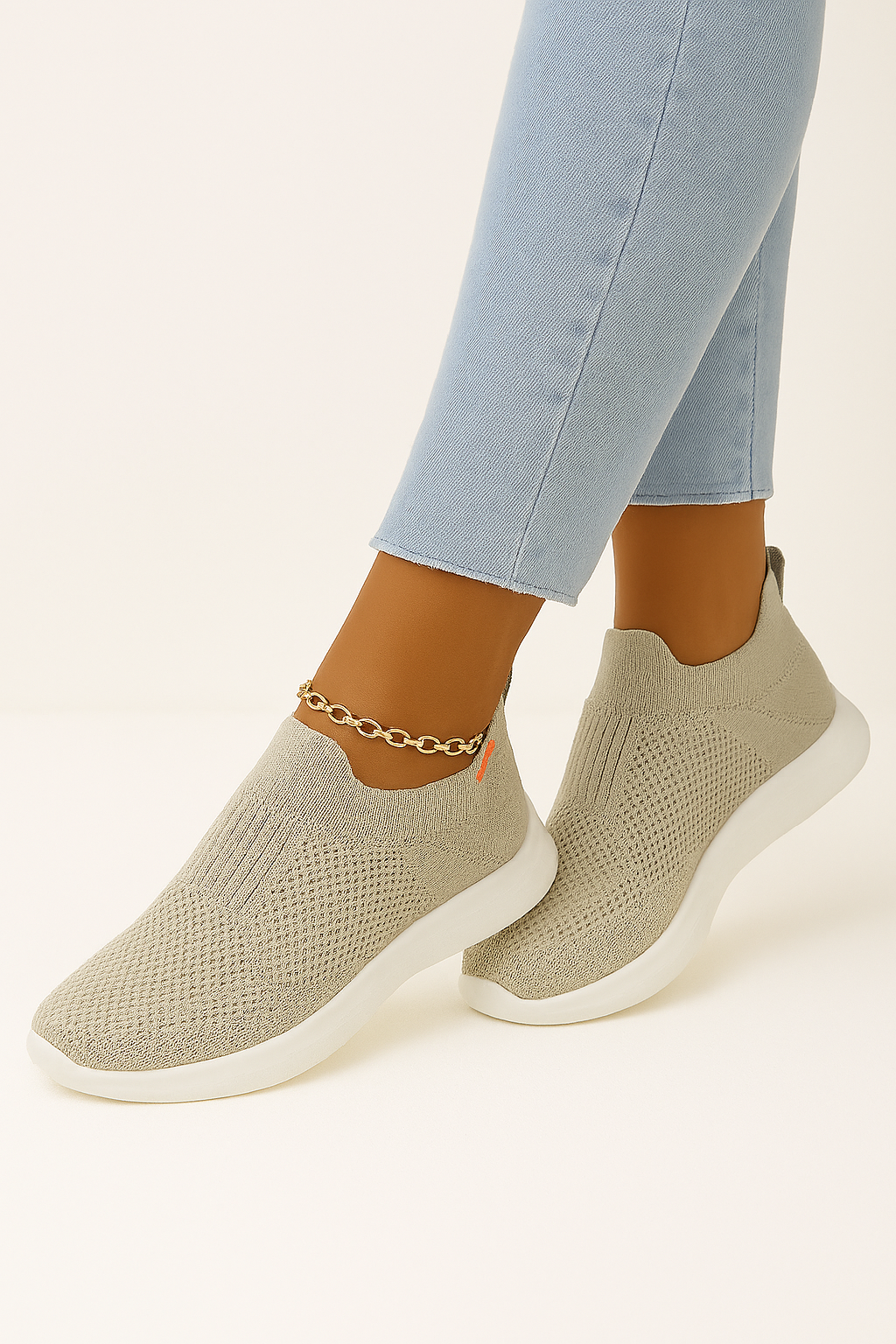 Slip-On Knit Sneakers