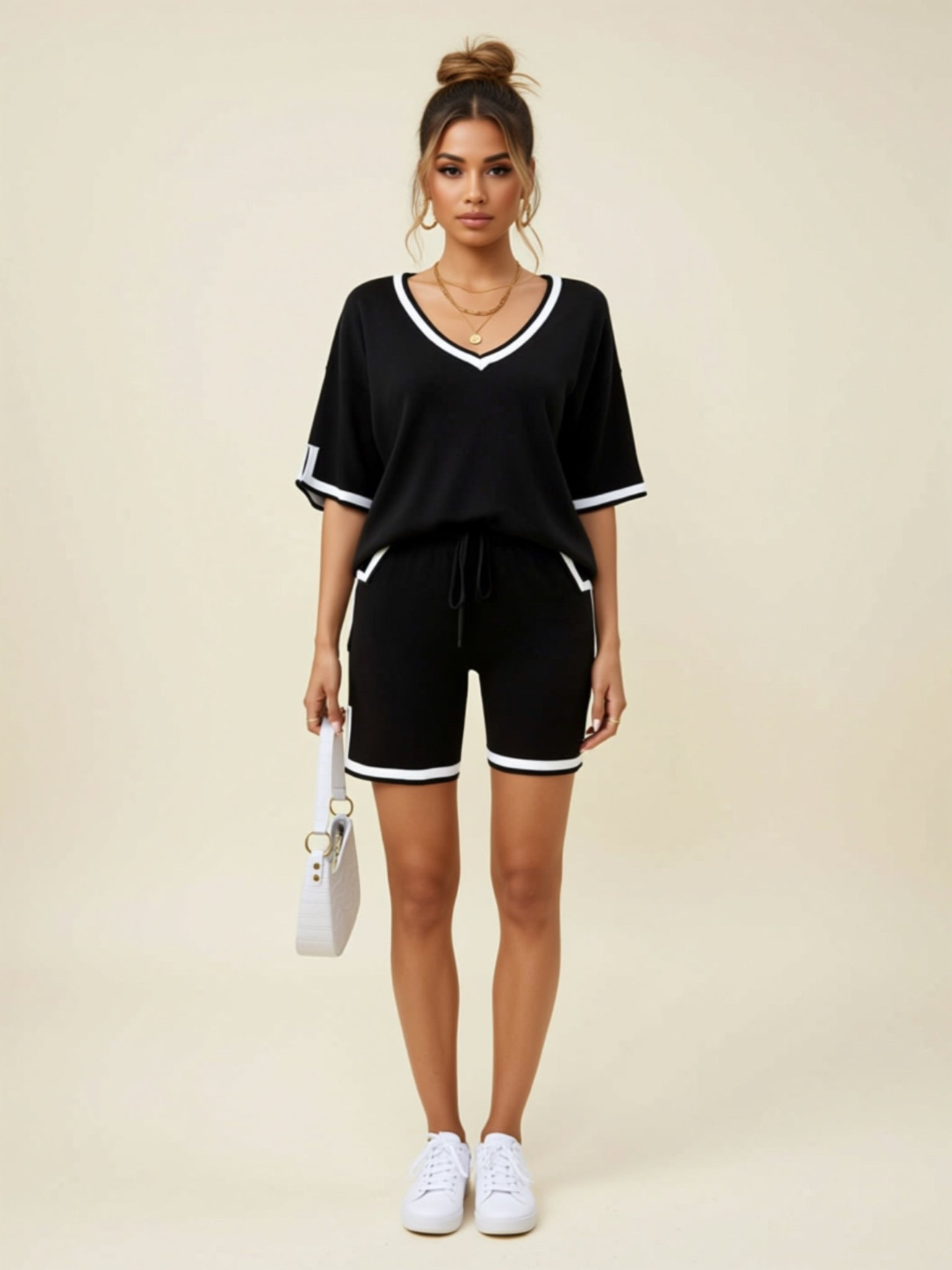 Viscose Knit Short Set