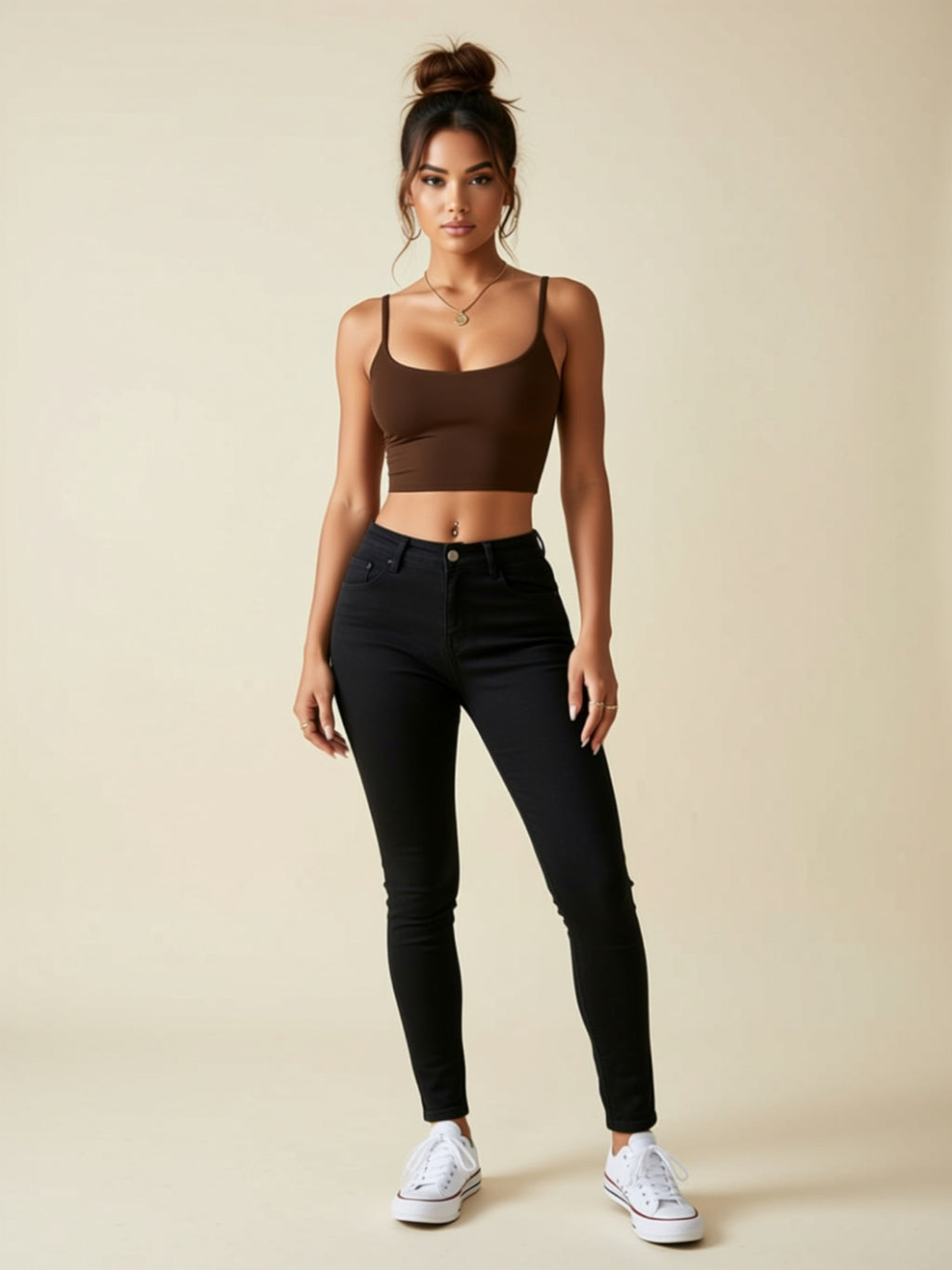 Solid Knit Sexy Top