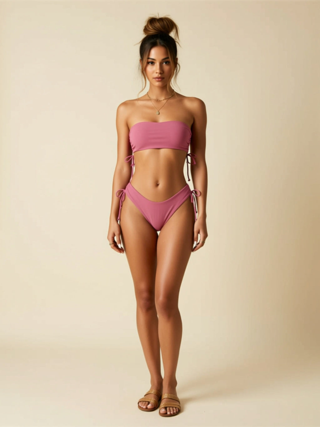 Solid Sexy Bikini Set