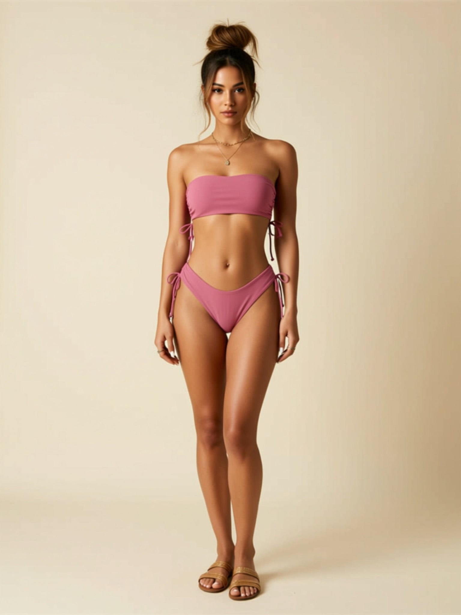 Solid Sexy Bikini Set
