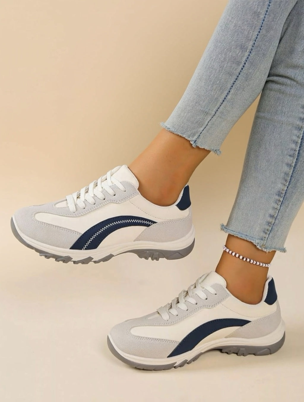 Vegan Leather Chunky Sneakers