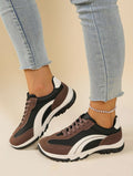 Vegan Leather Chunky Sneakers