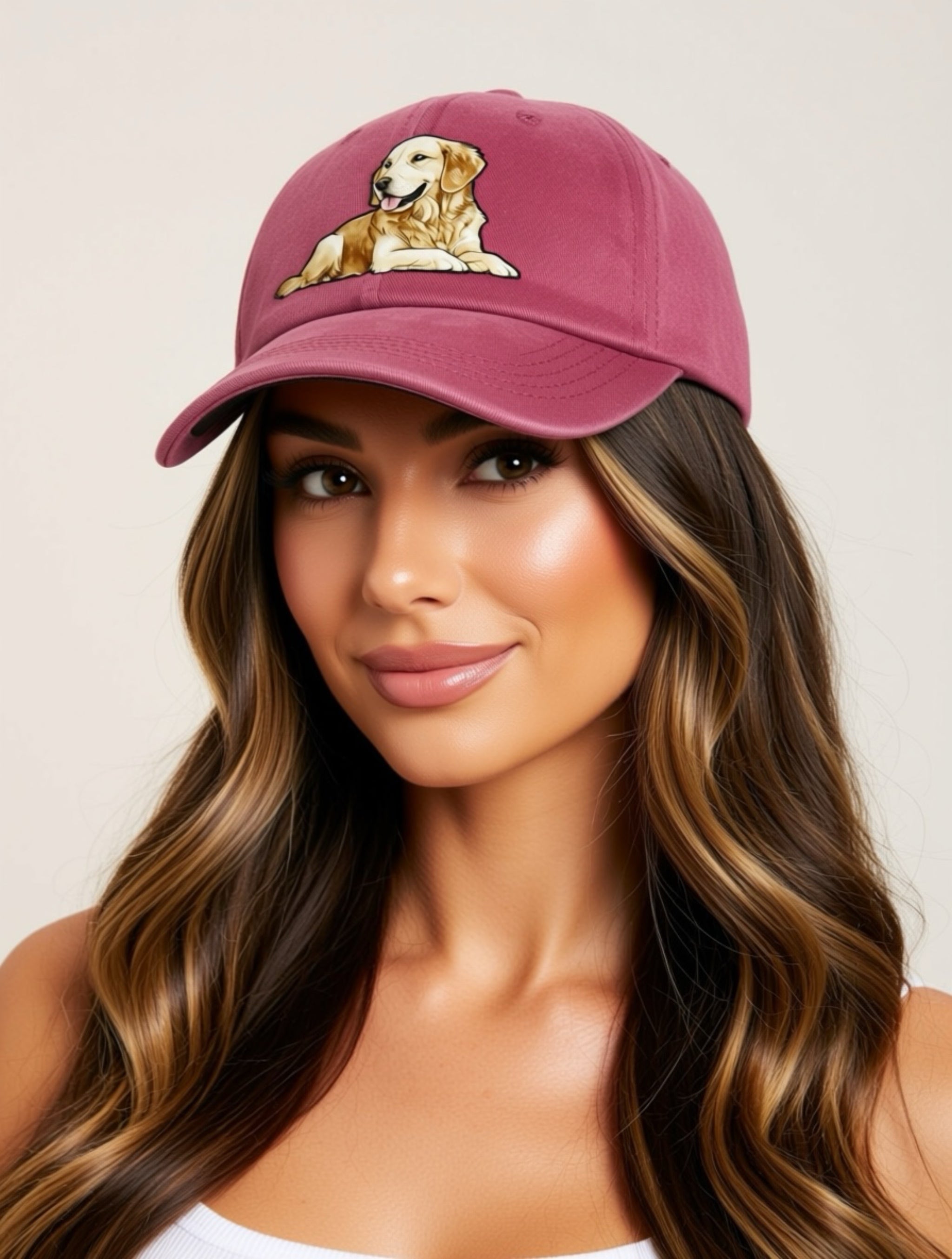 Dog Graphic Baseball Cap